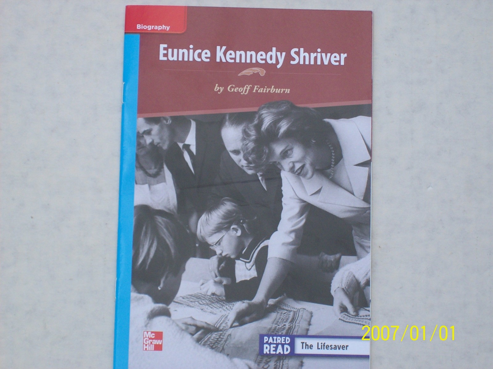 Reading Wonders Leveled Reader Eunice Kennedy Shriver: On-Level Unit 5 Week …
