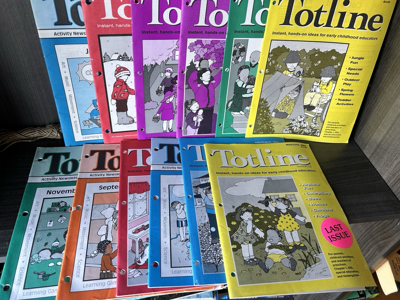 Top line book lot of 12 . Free shipping 1990s curriculum
