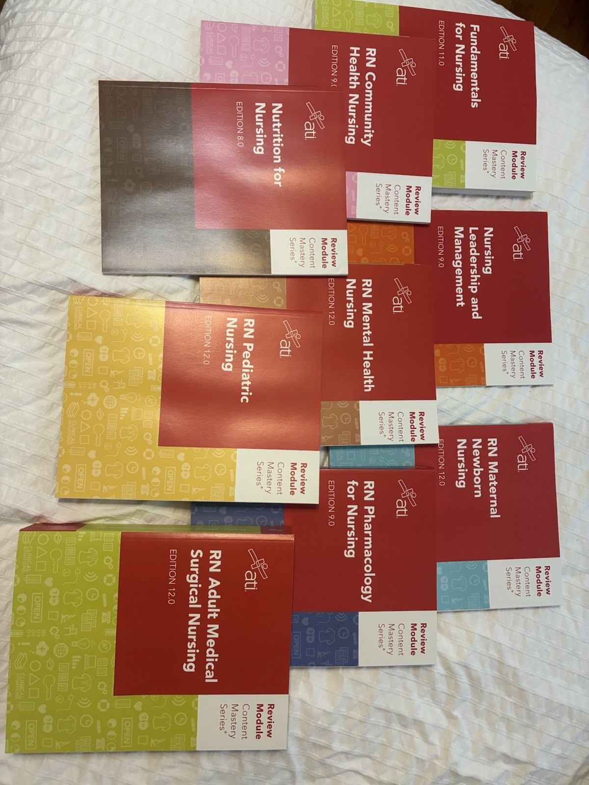 ATI RN Student box – 9 Book set BRAND NEW
