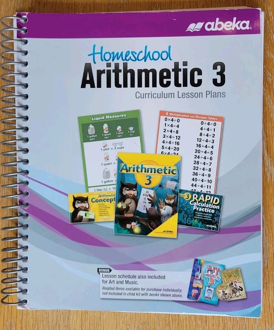 Abeka Arithmetic 3 Curriculum Lesson Plans