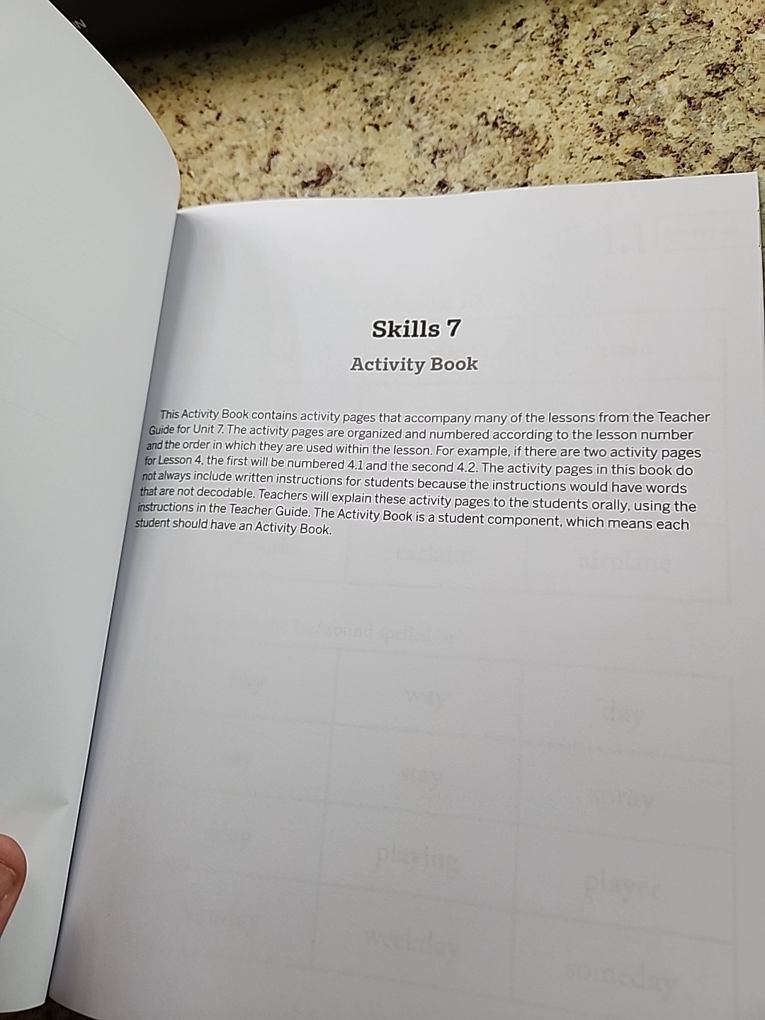Amplify Core Knowledge Language Arts Activity Book Skills 7 Grade 1