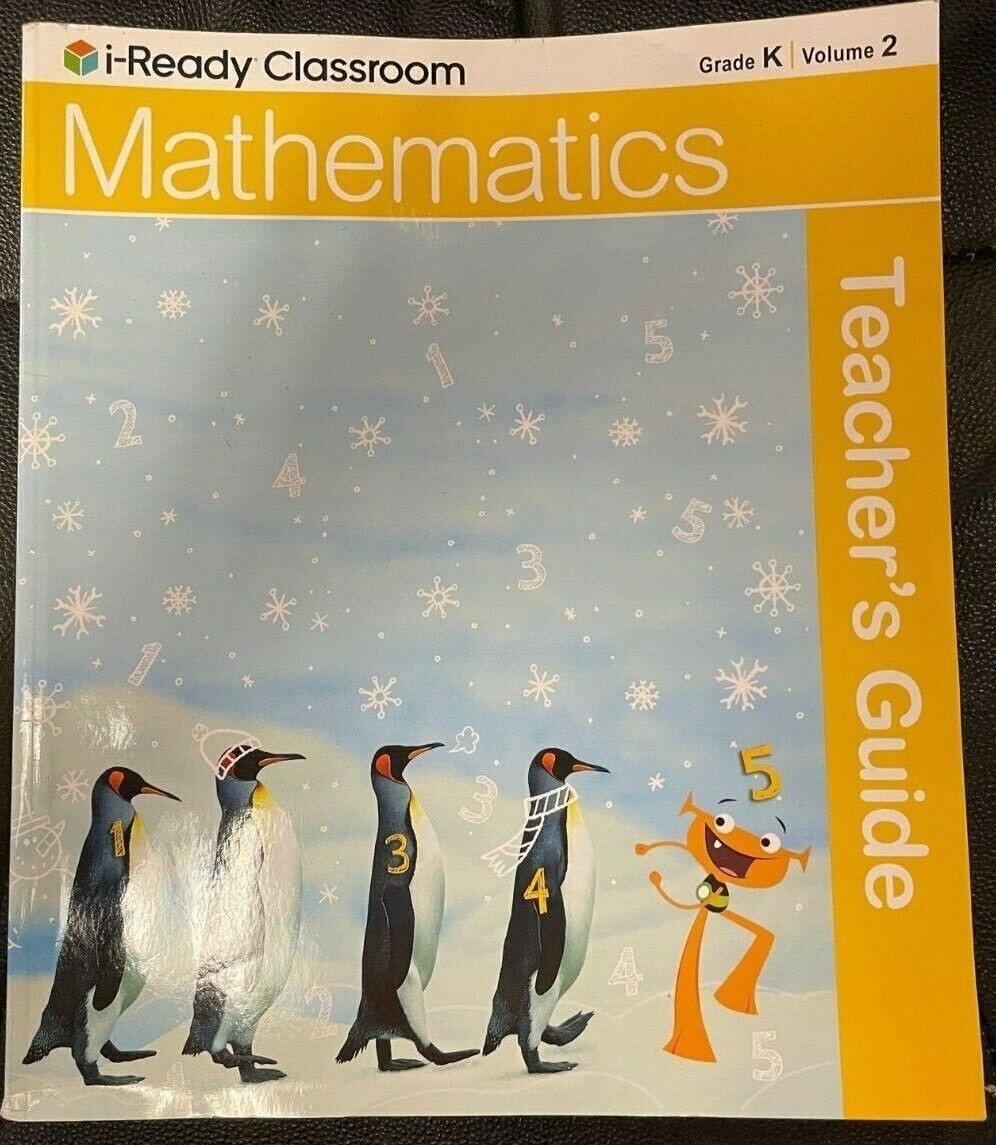 i-Ready Classroom Mathematics Grade K-Volume 2 Teacher’s Guide