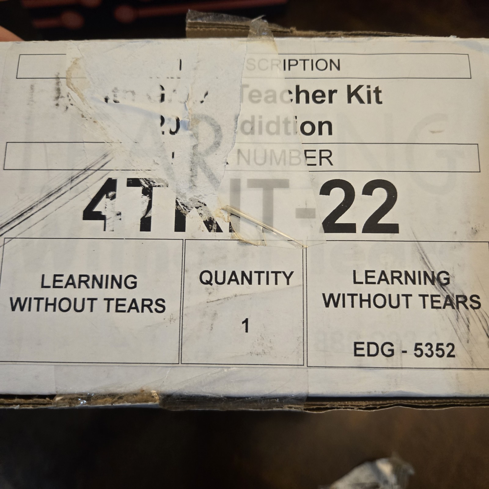 Handwriting Without Tears Cursive 4th Grade Teachers Kit 4TKIT-22 Free Shipping