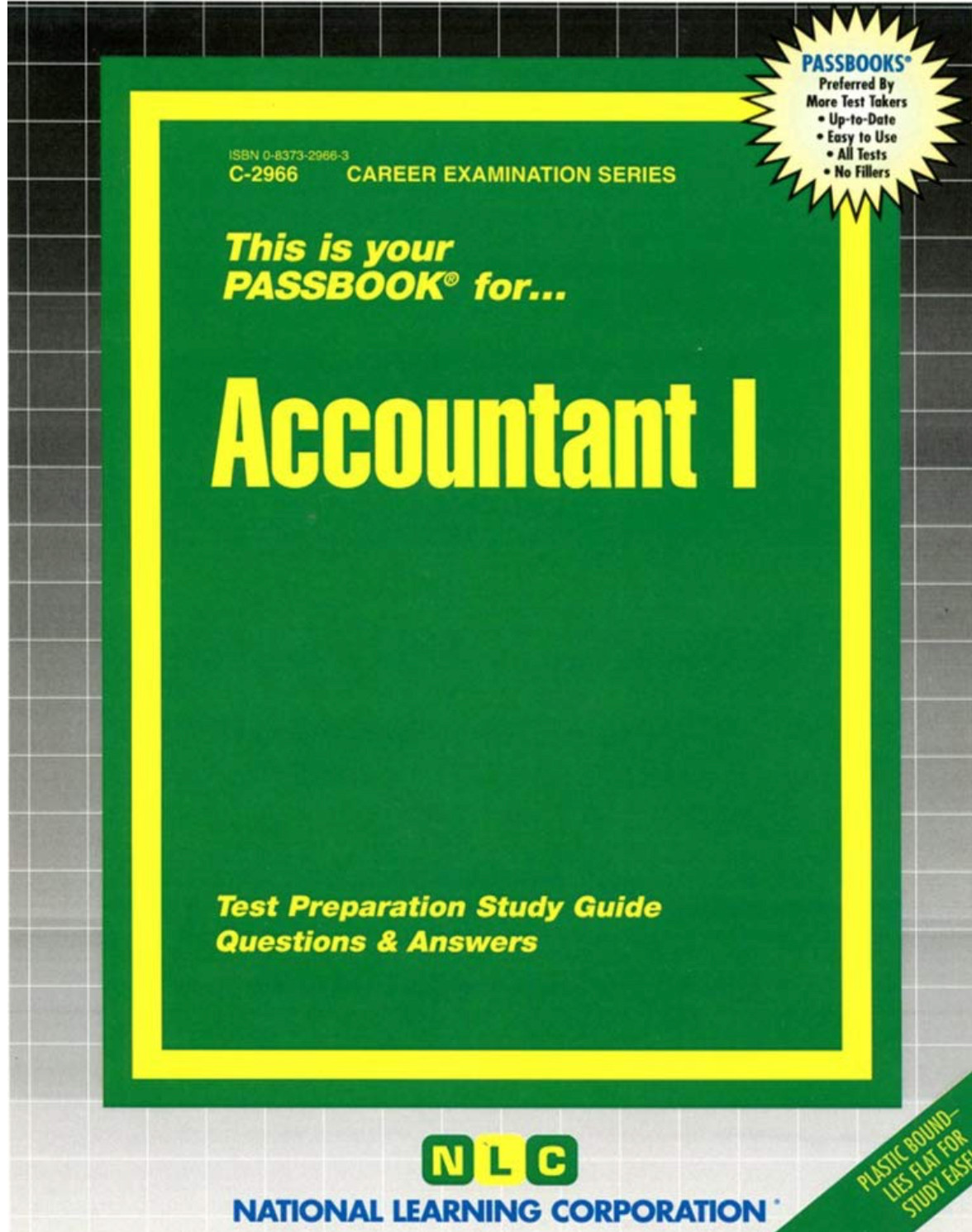 NEW Accountant I Test Practice Passbook Civil ServiceExam
