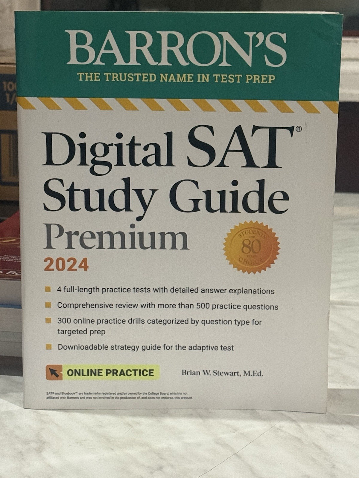Barron’s Digital SAT Study Guide Premium 2024 with Online Practice