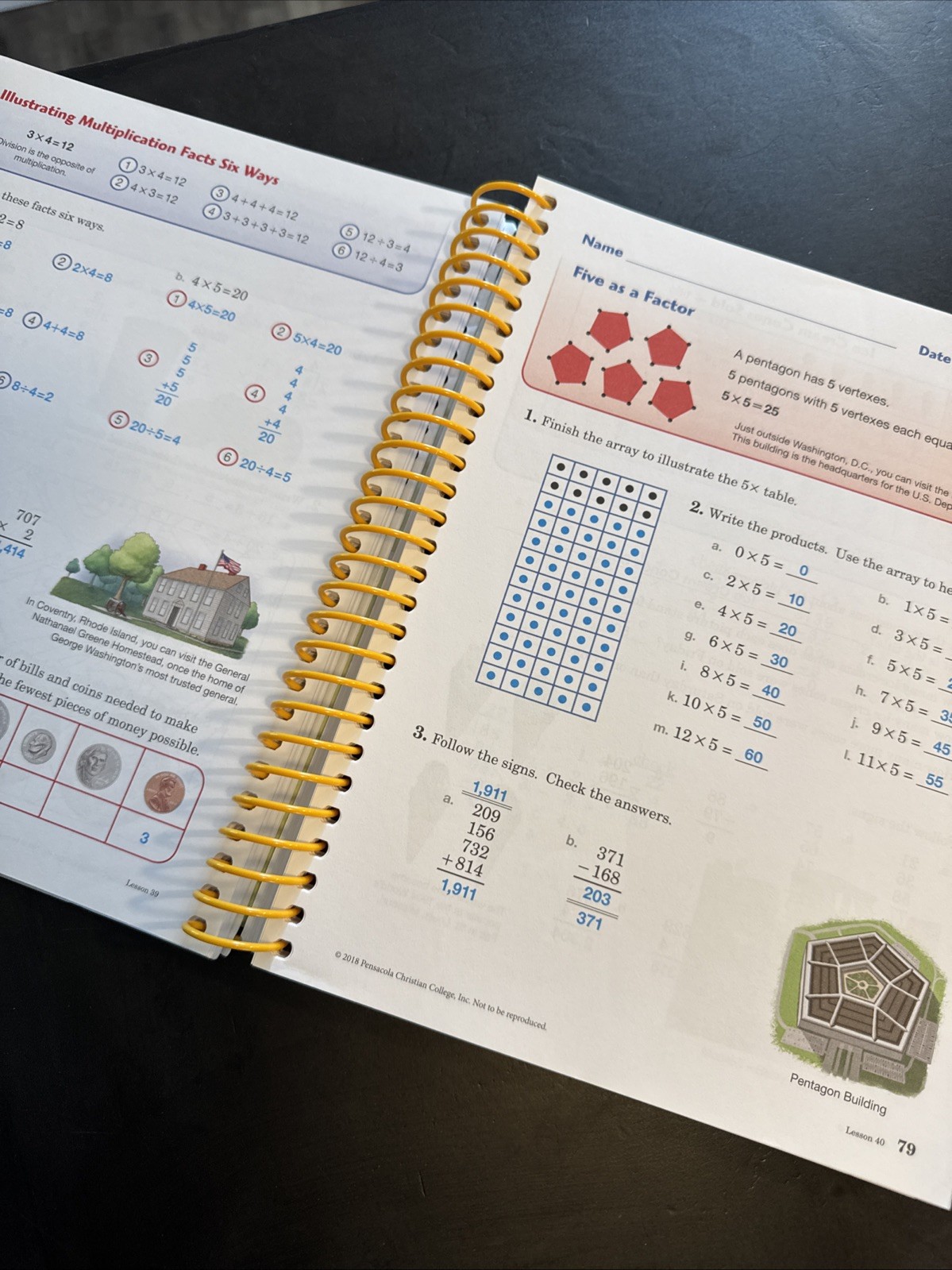 Abeka Arithmetic 3 Work-text Sixth Edition Teacher Key