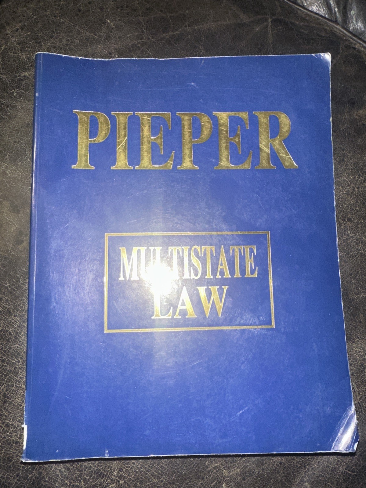 Pieper Multistate Law ~ Bar Review – 11th edition – volume 1 – paperback – 1996