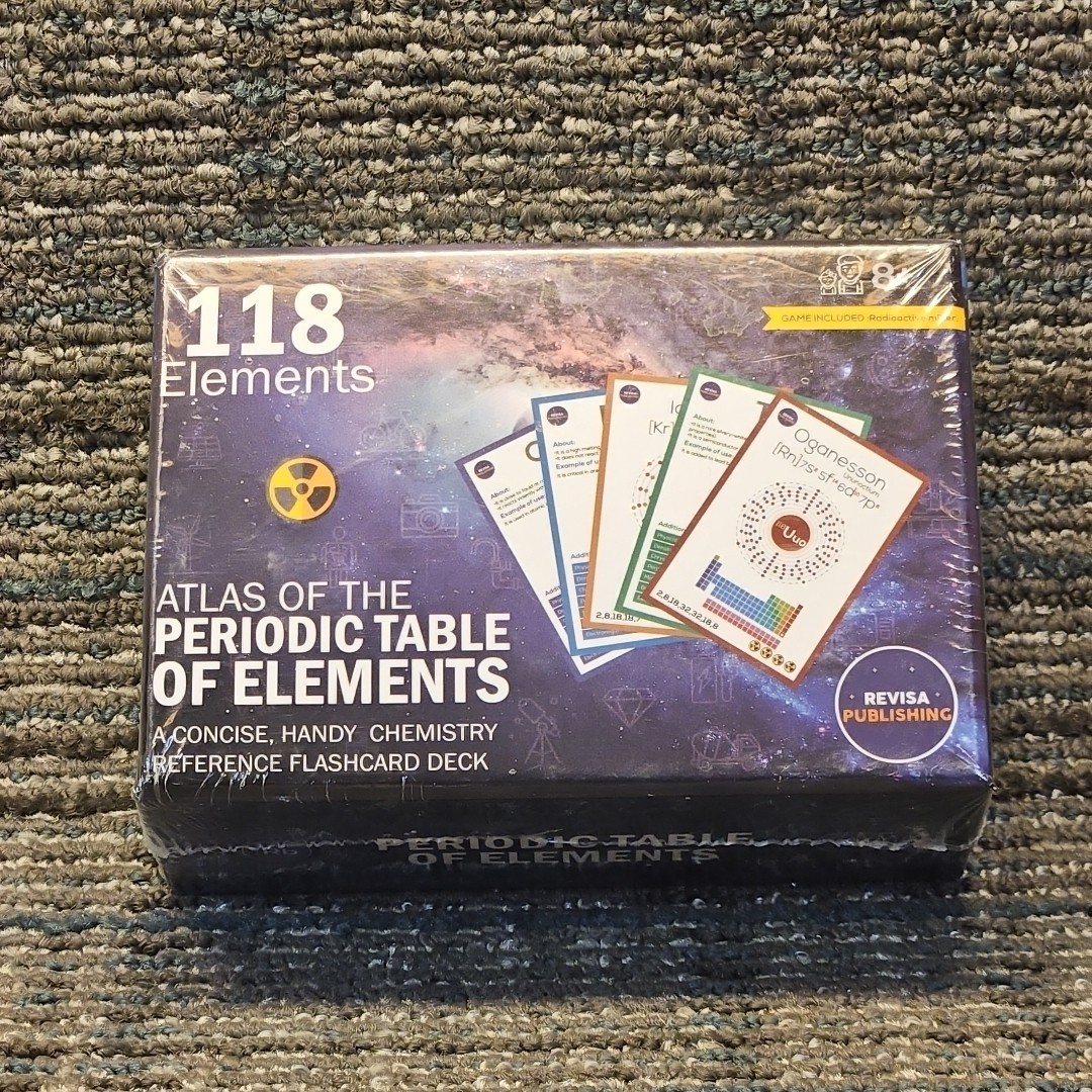 Atlas of the Periodic Table of Elements Reference Flashcard Deck 118
