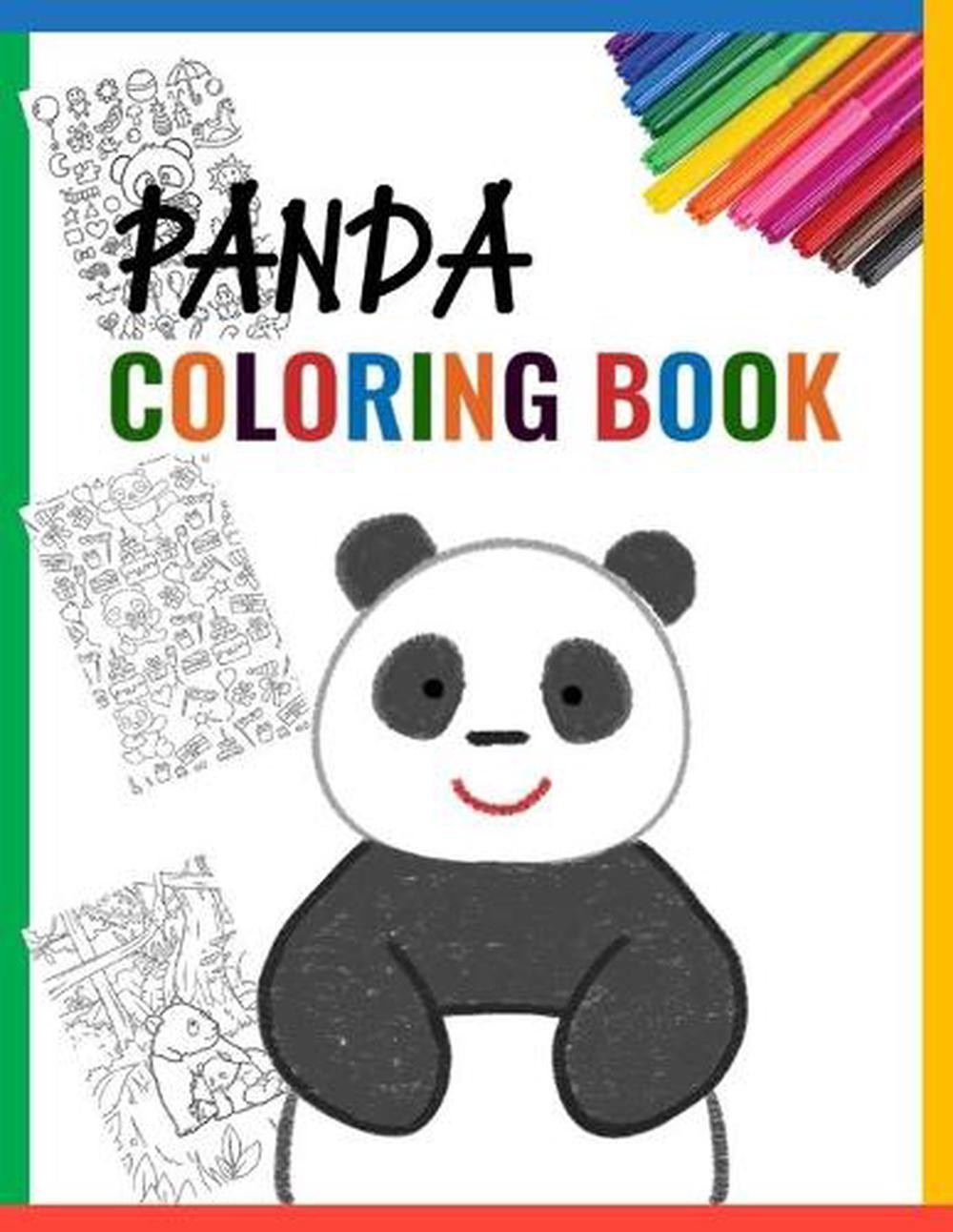 Panda Coloring Book: Discover the Magnificent Panda Habitat and Panda Love – Pan