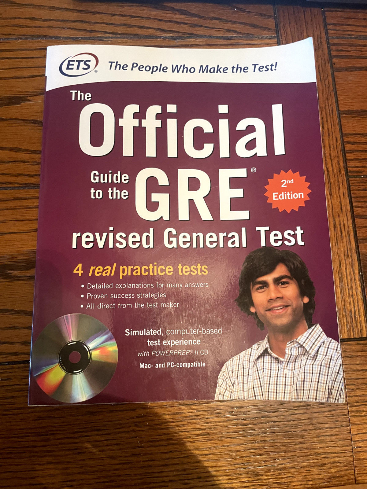 ETS The Official Guide to the GRE 2nd Edition, 4 practice tests, CD included