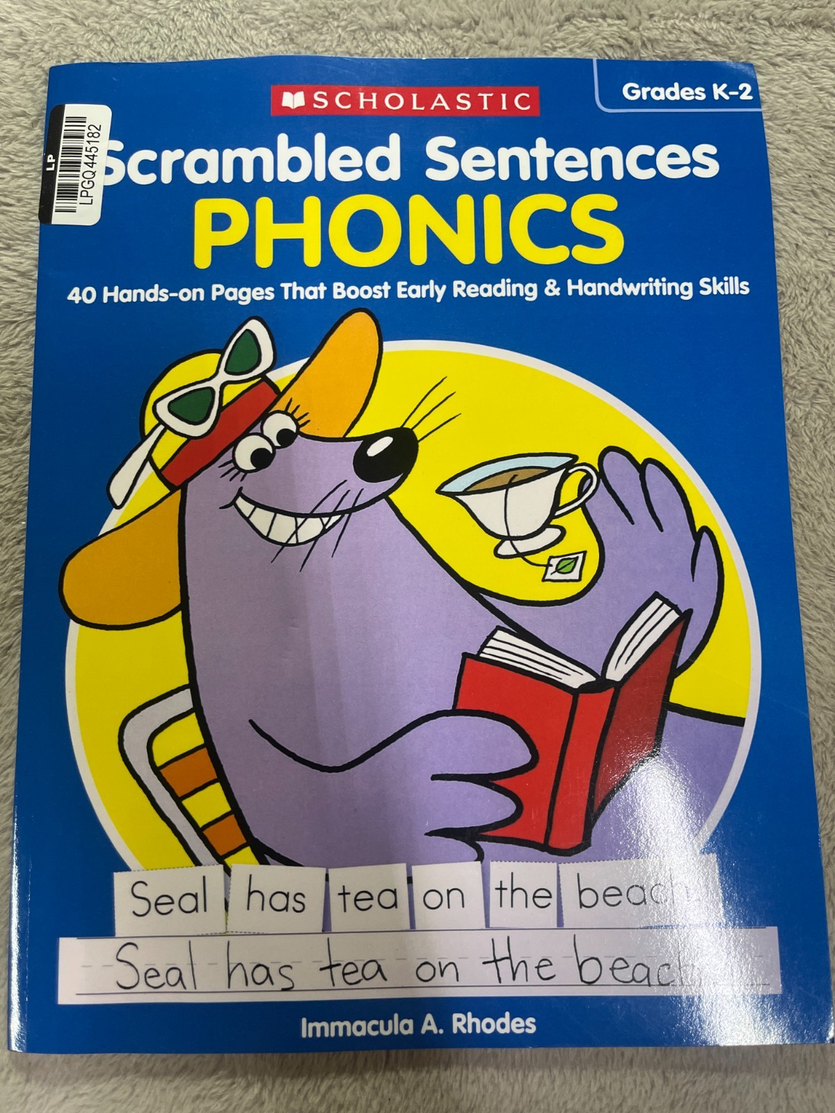 Scrambled Sentences: Phonics: 40 Hands-On Pages That Boost Early Reading & Handw