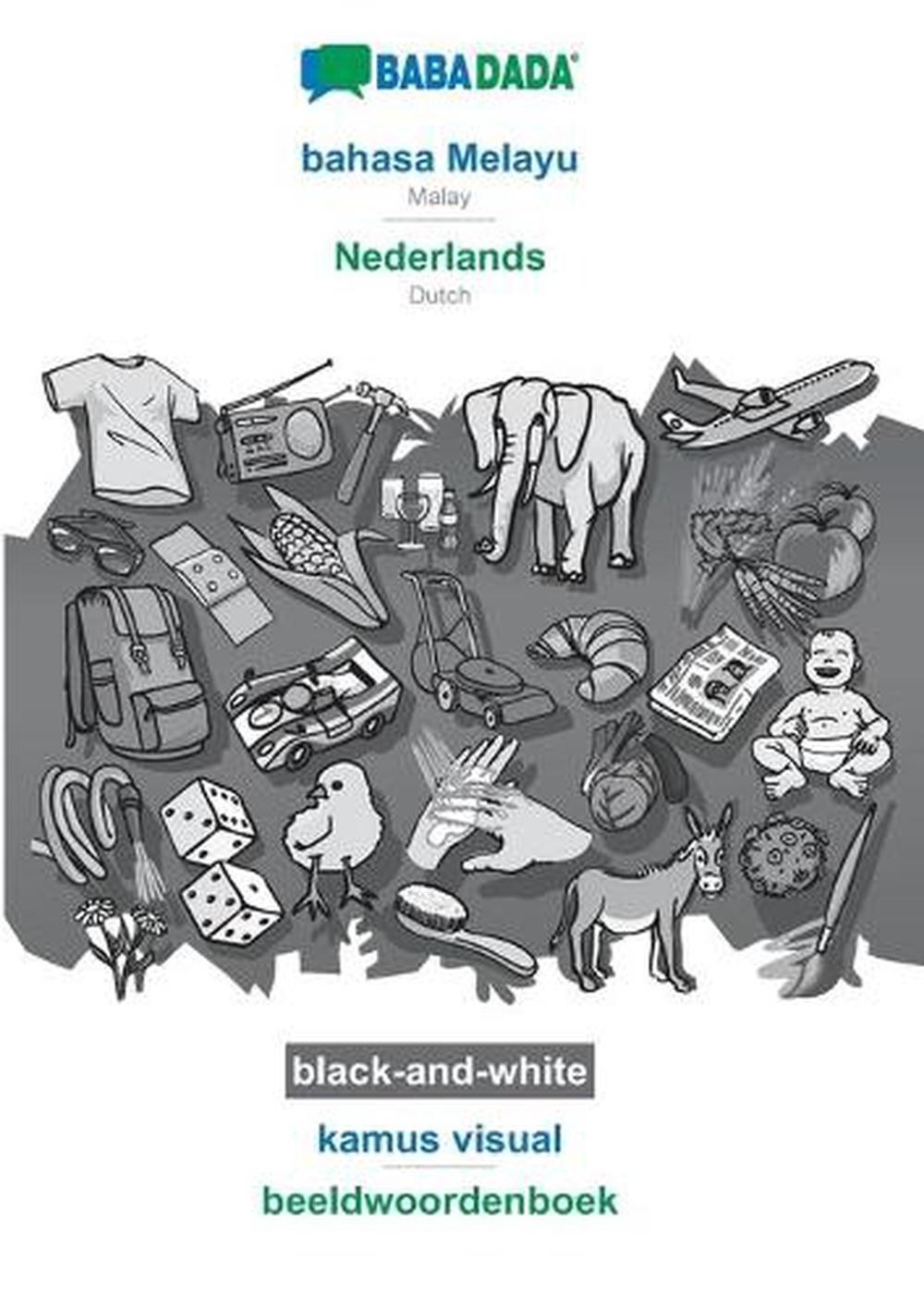 bahasa Melayu – Nederlands, kamus visual, BW: BABADADA Malay – Dutch, visual dic