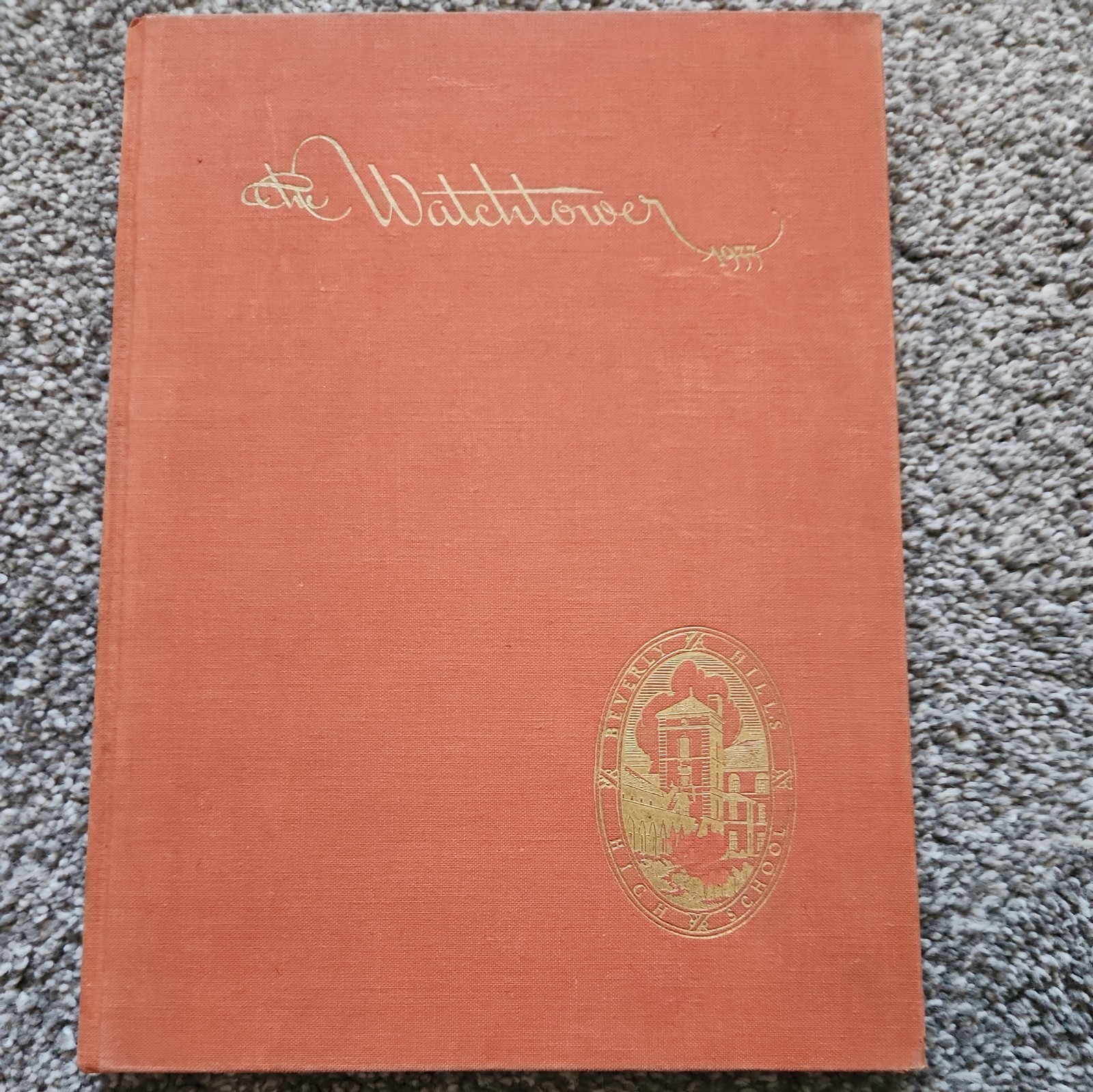 1933 Watchtower – Beverly Hills High School Yearbook – CA California Rare
