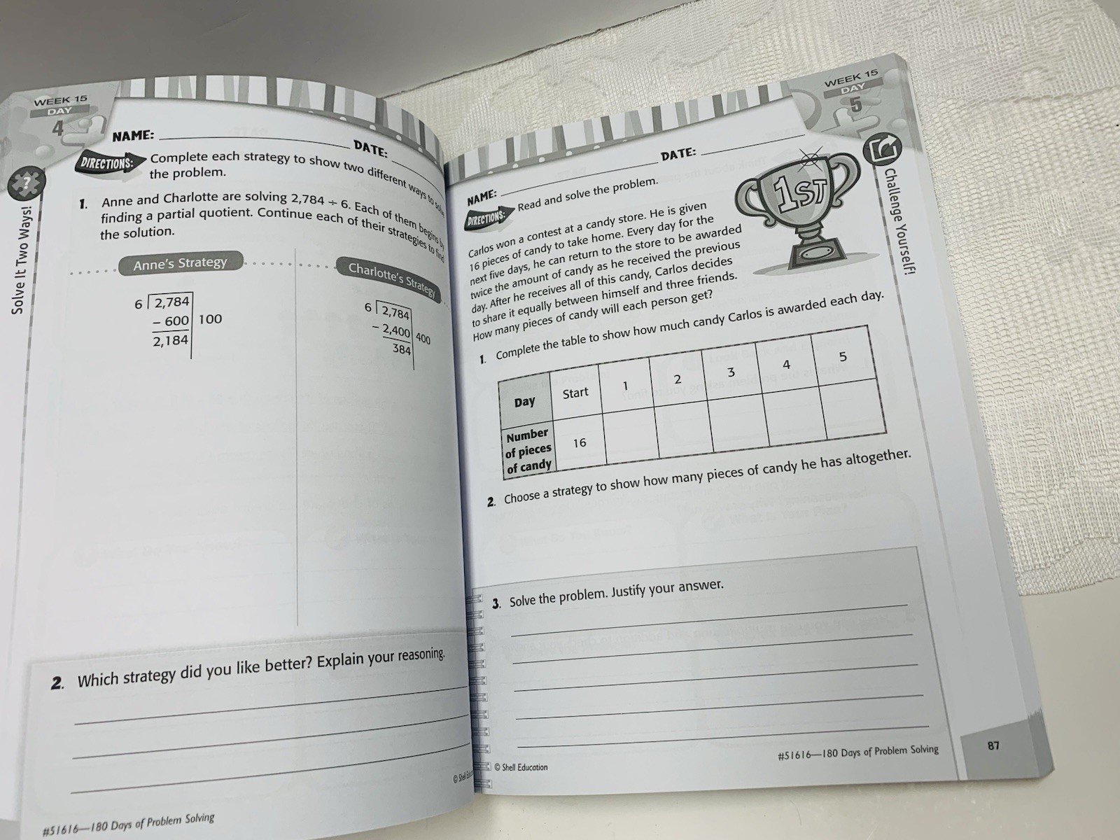 Math School Learning Workbooks Teaching Grades 4 & 5 Set of 7 books Evan-Moor,