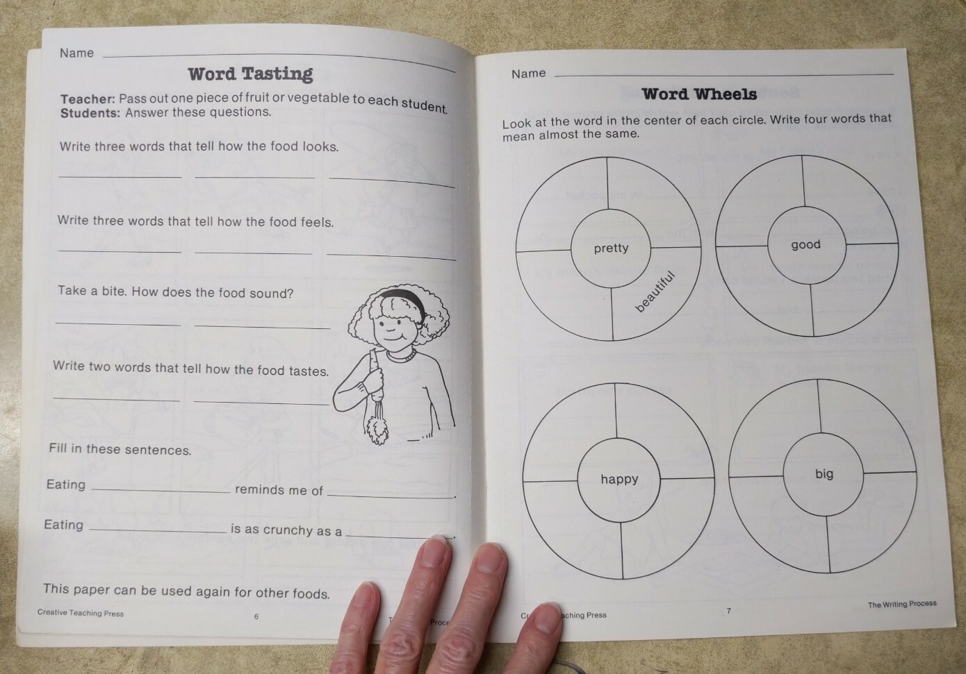 Primary The Writing Process Sequential Skills Book 2 Creative Teaching Press