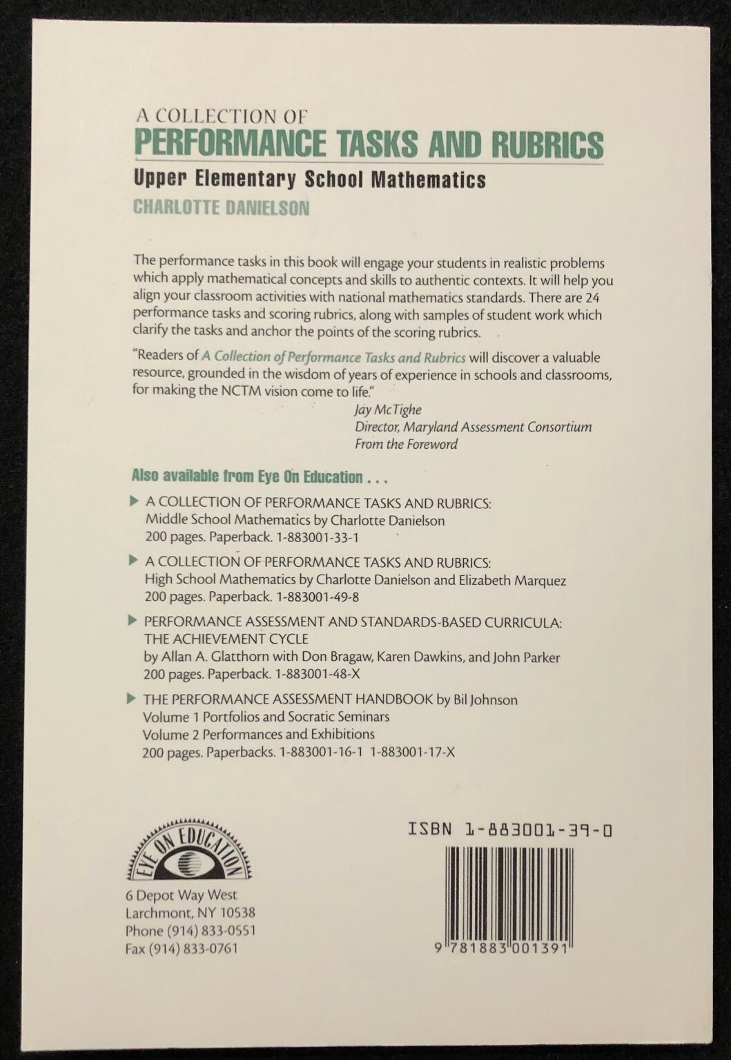 PERFORMANCE TASKS and RUBRICS (Upper Elementary School MATH) By Danielson