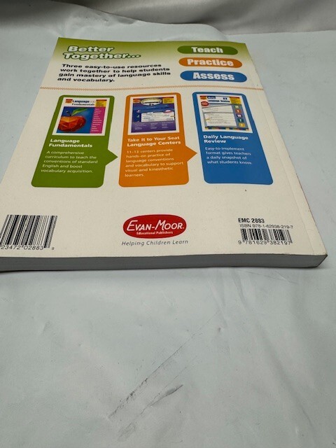 Language Fundamentals-Grade 3 -Paperback *Like New