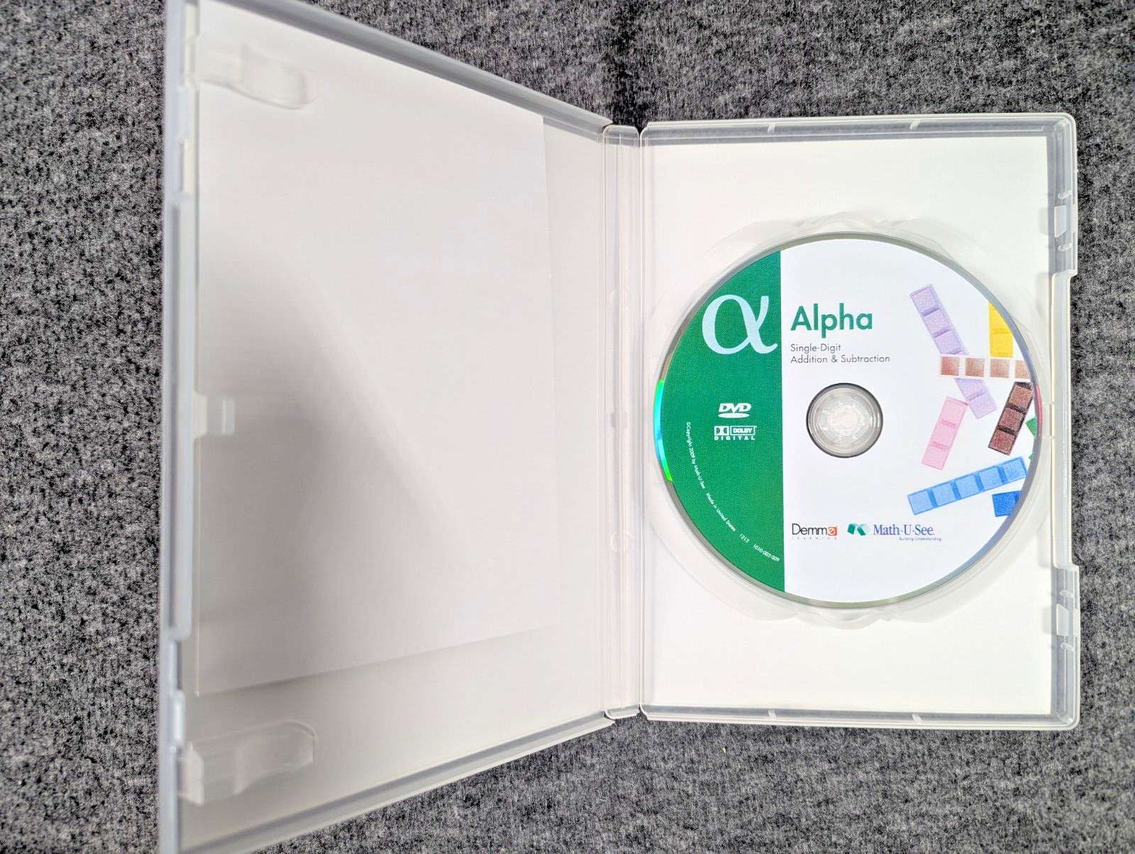 Math U See Alpha Single Digit Addition & Subtraction Home Schooling Manual & DVD