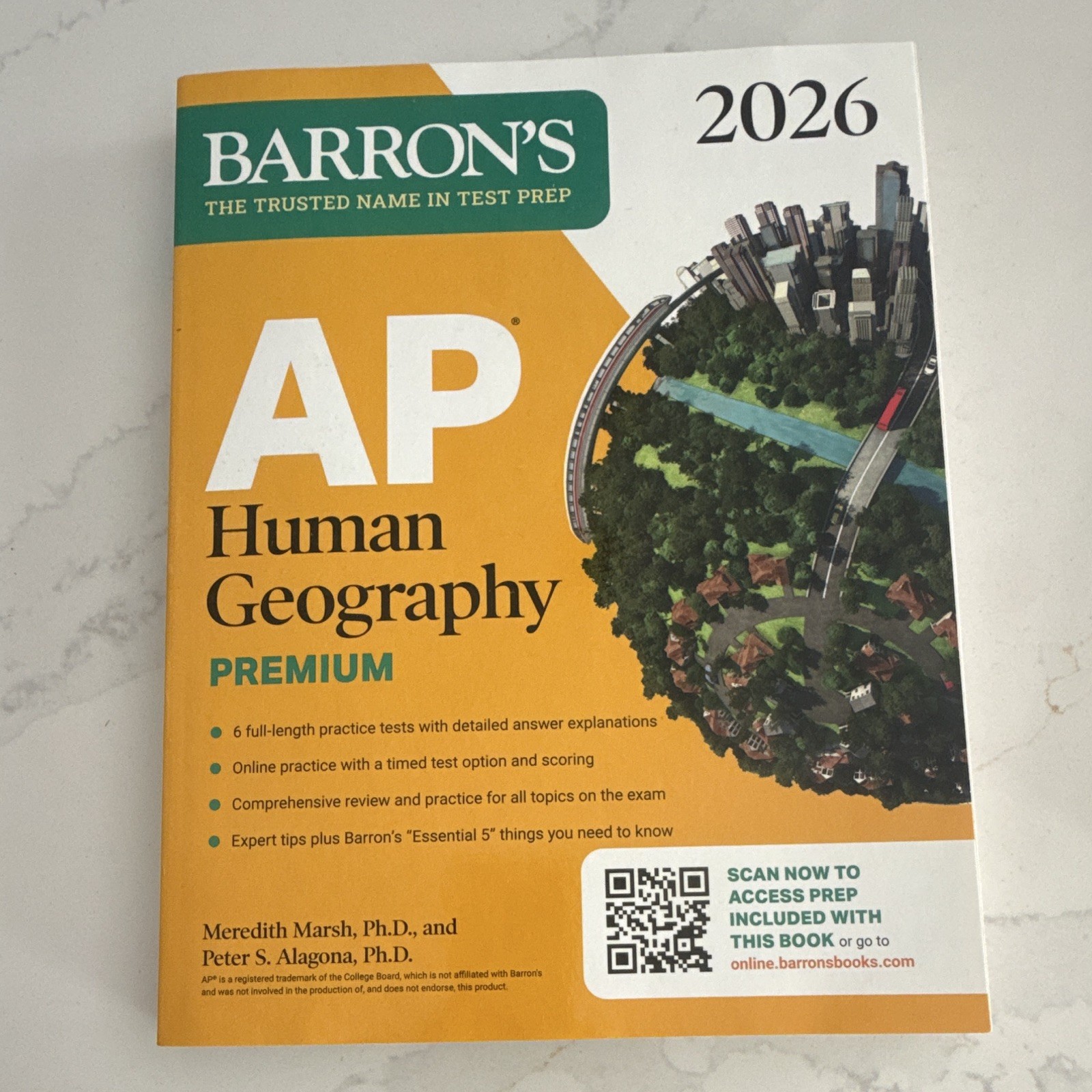 Barron’s AP Human Geography Premium 2026 Study Guide Paperback 520p