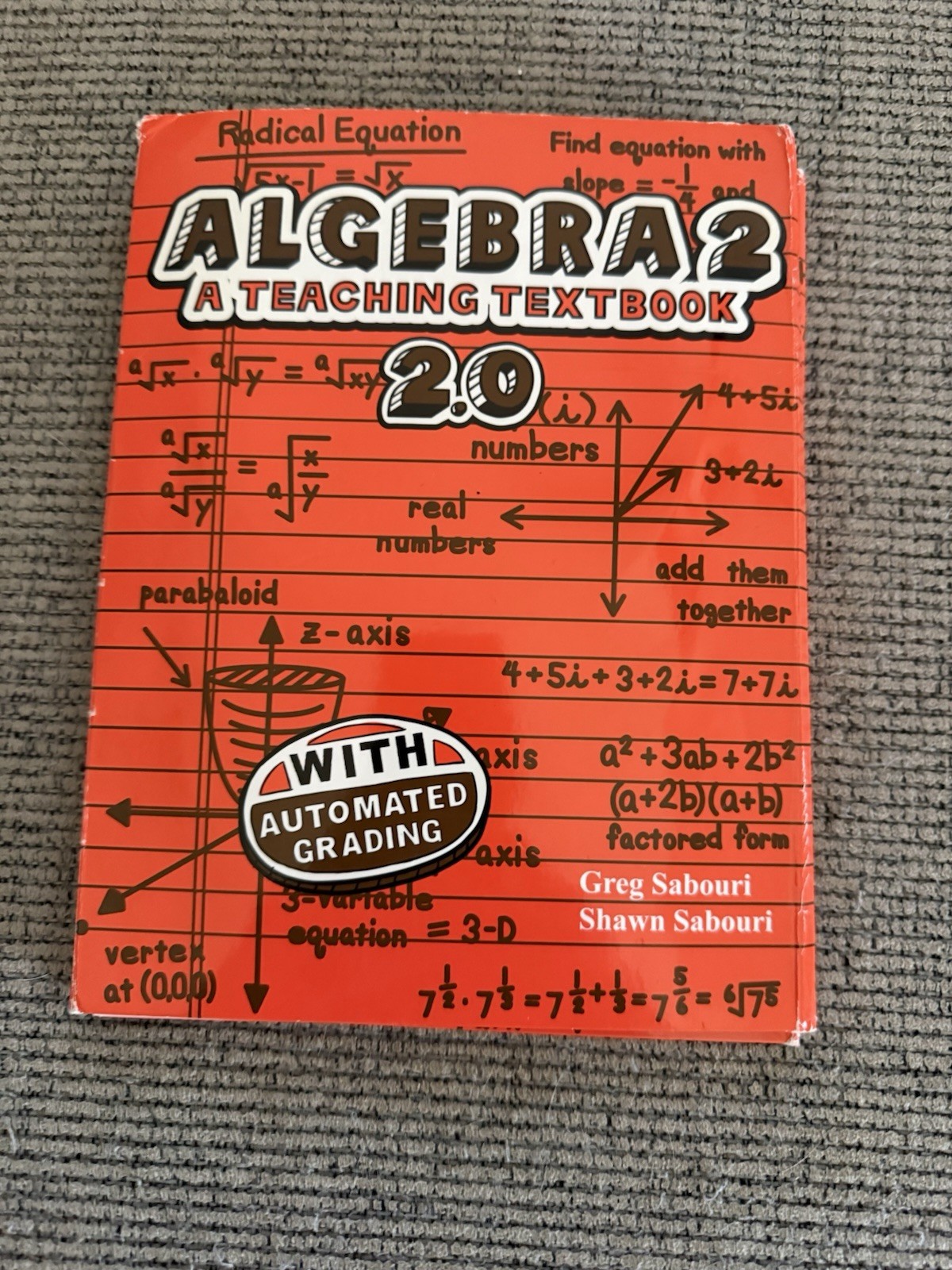Teaching Textbooks Algebra 2( 2.0 Version) 12 CD-ROM SET Automated Grading