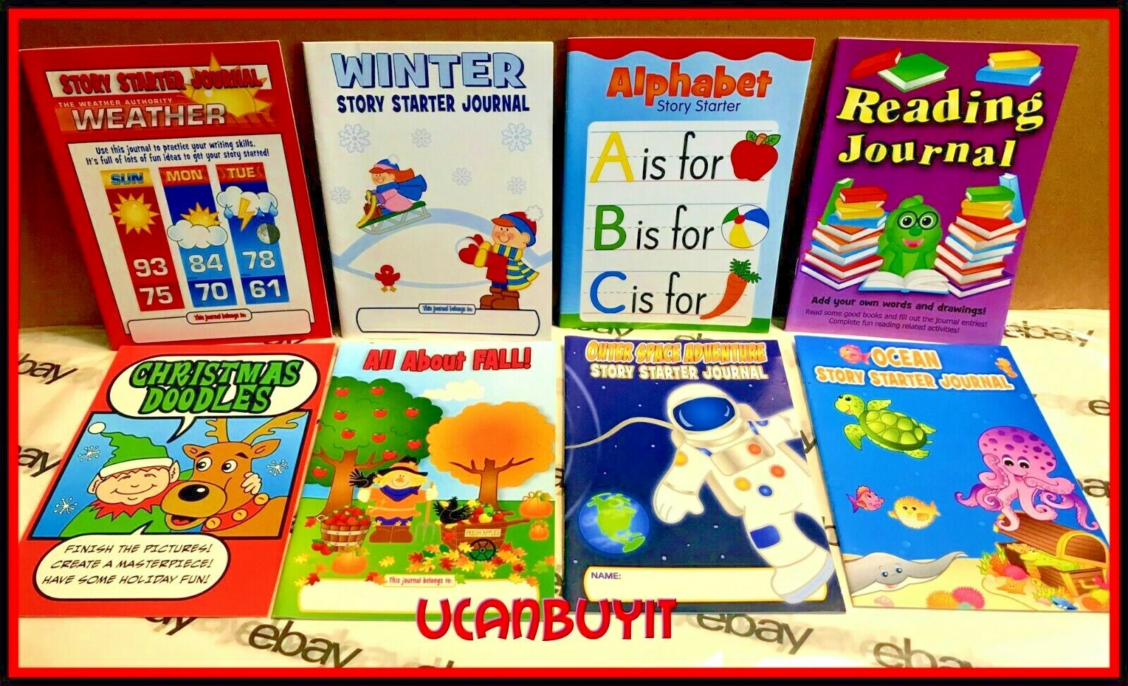 1st Grade Beginner Journals, Printing, Composition & Writing Workbooks Ages 5-7