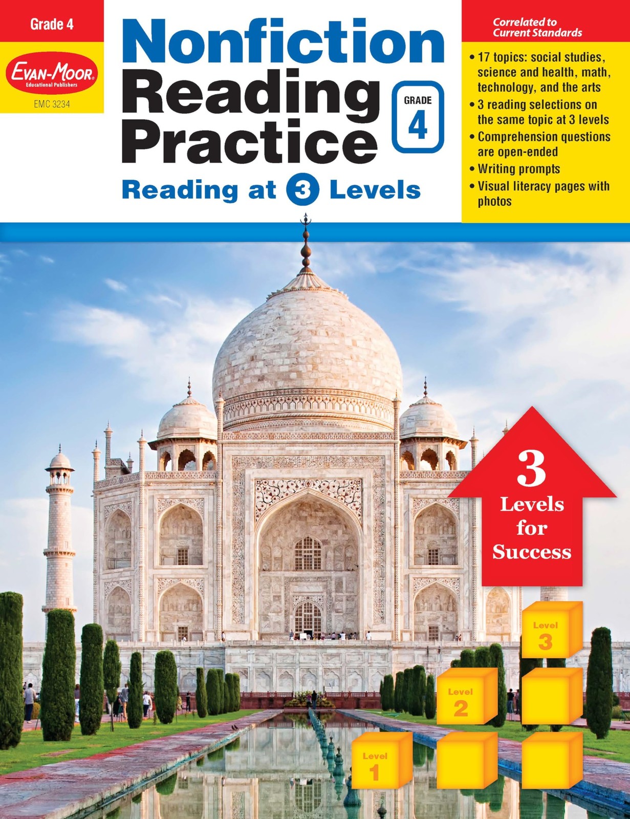 Evan-Moor Non-Fiction Reading Practice, Grade 4 – paperback Evan-Moor Educat…