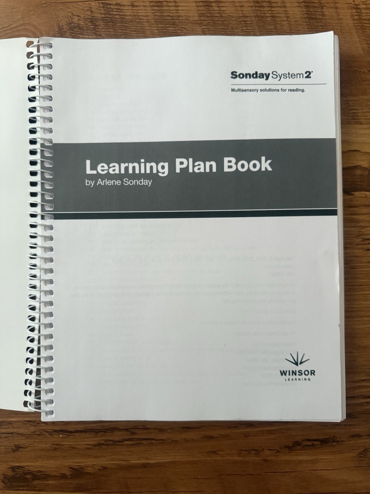 Sonday System 2 Learning Plan Book Level 2 by Arlene Sonday Winsor 13th Edition