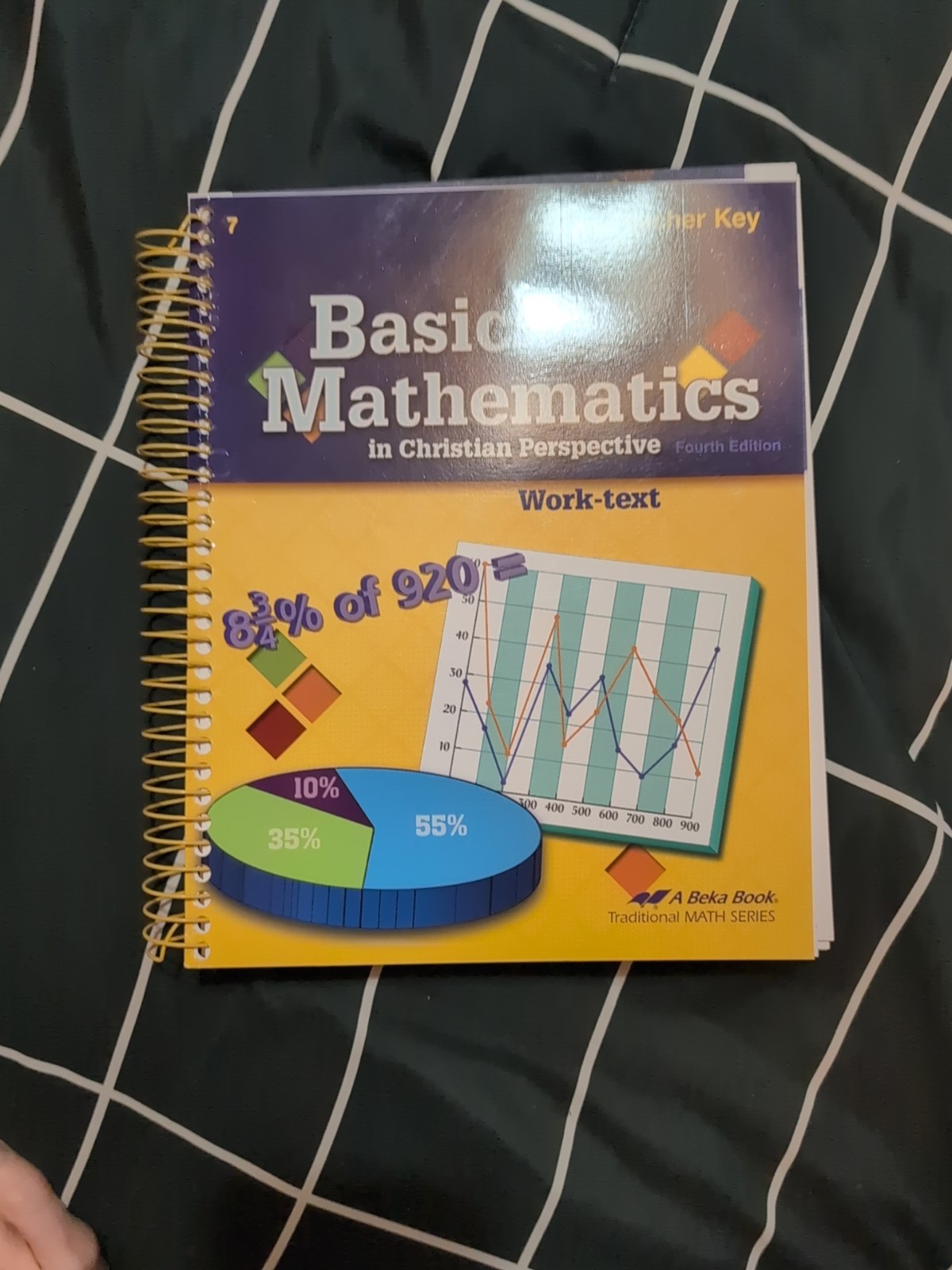Abeka Basic Math 4th Edition Work-text Teacher Key 2009