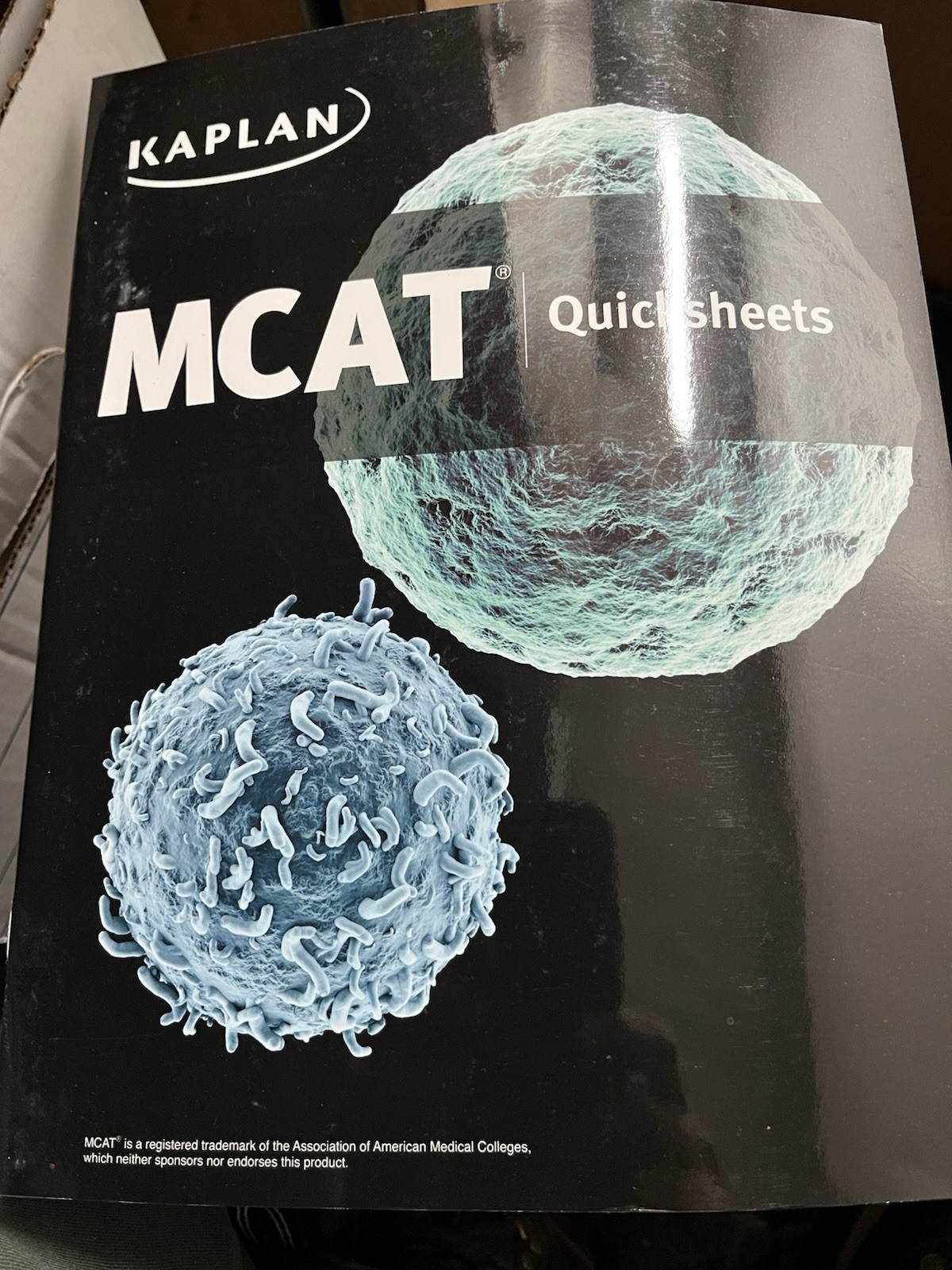 Kaplan MCAT Quick Sheets Study Guide Book Exam Preparation English