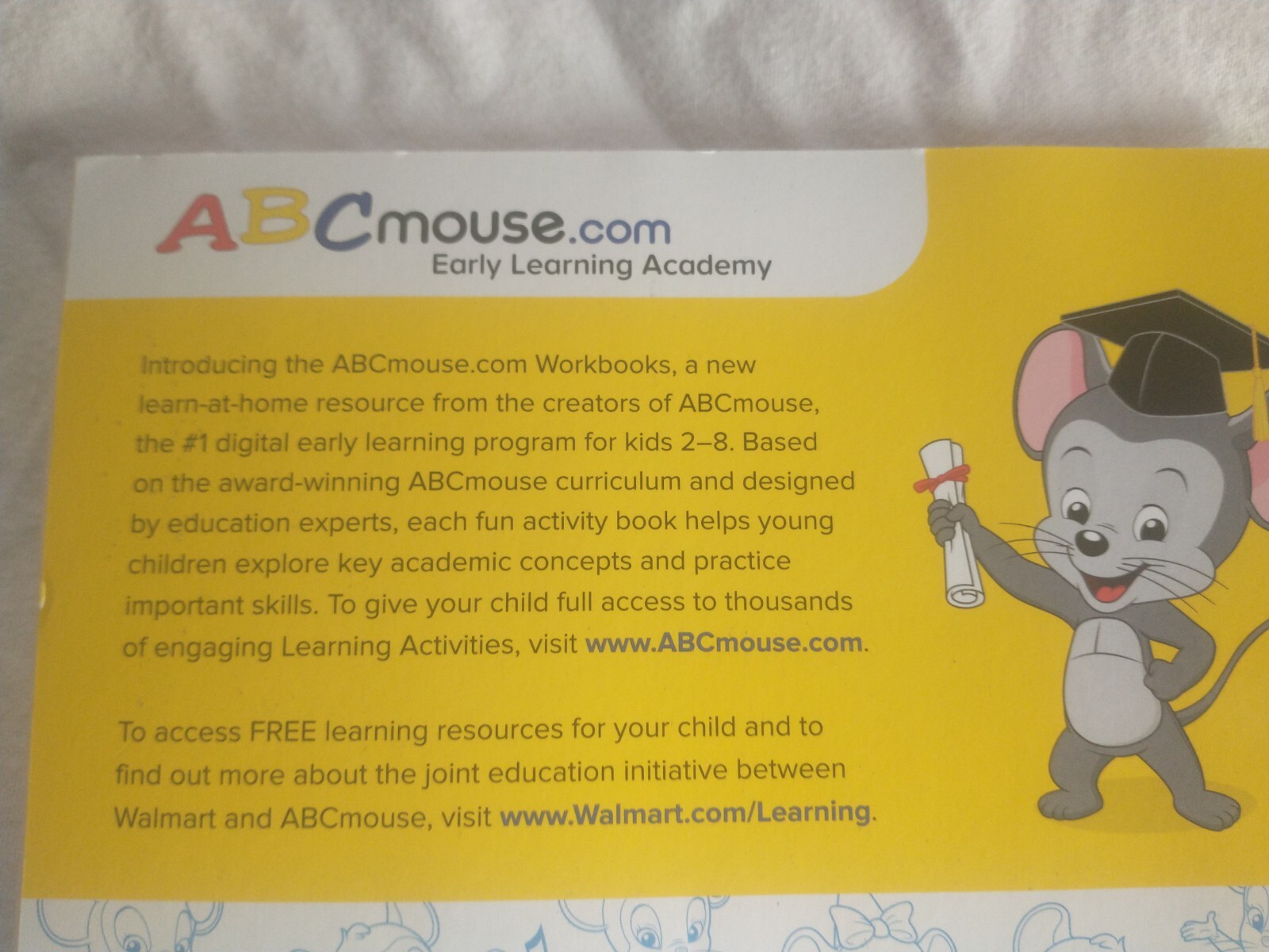 ABC Mouse Early Learning Academy Math Counting And Phonics Workbooks Ages 5-8