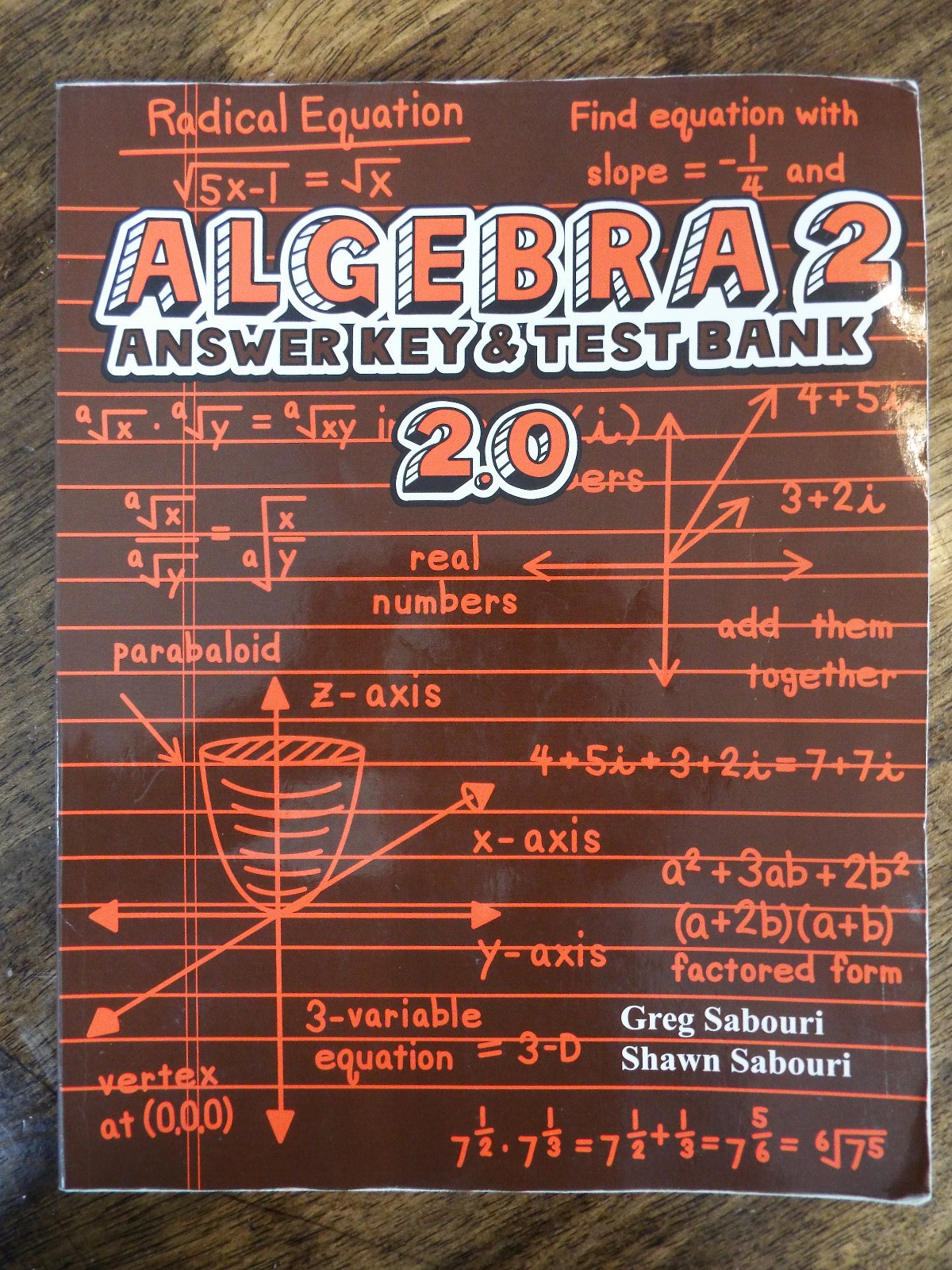 Teaching Textbooks Algebra 2 Answer Key & Test Bank 2.0 by Greg & Shawn Sabouri