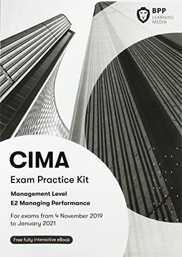 CIMA E2 Managing Performance: Exam… by BPP Learning Media Paperback / softback