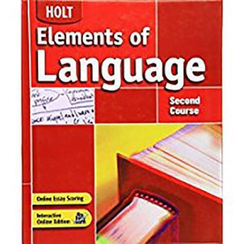 Elements of Language, Grade 8, 2nd Course, Student Edition – Hardcover – GOOD