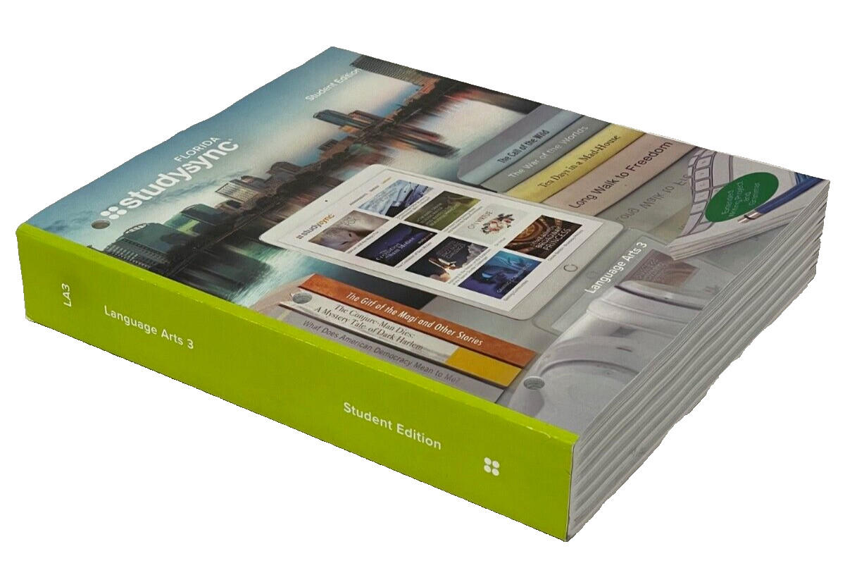NEW Florida Studysync Language Arts 3 Student Edition Units 1-6 Paperback