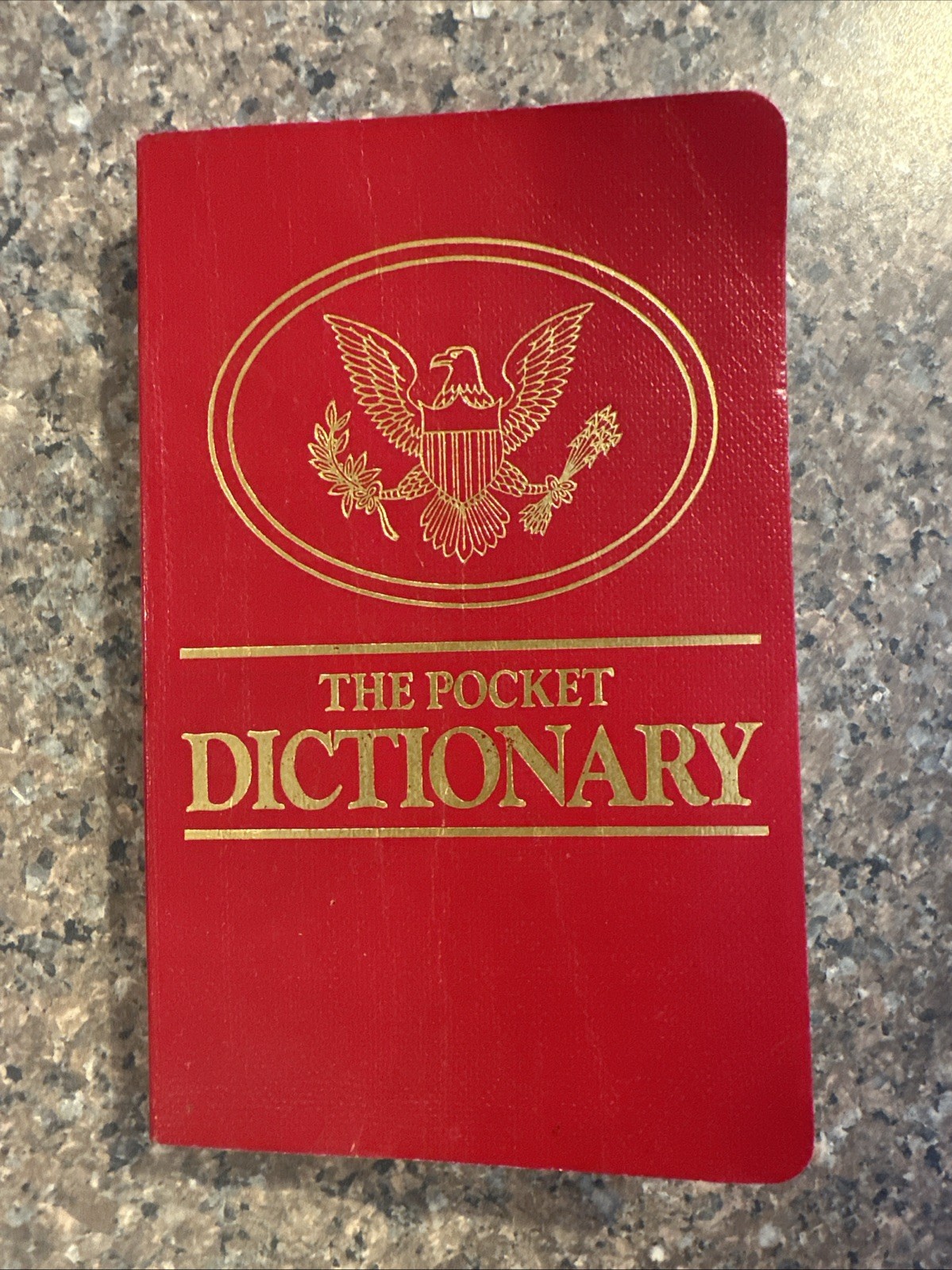 VTG The Pocket Dictionary Houghton Mifflin Red Softback 1978