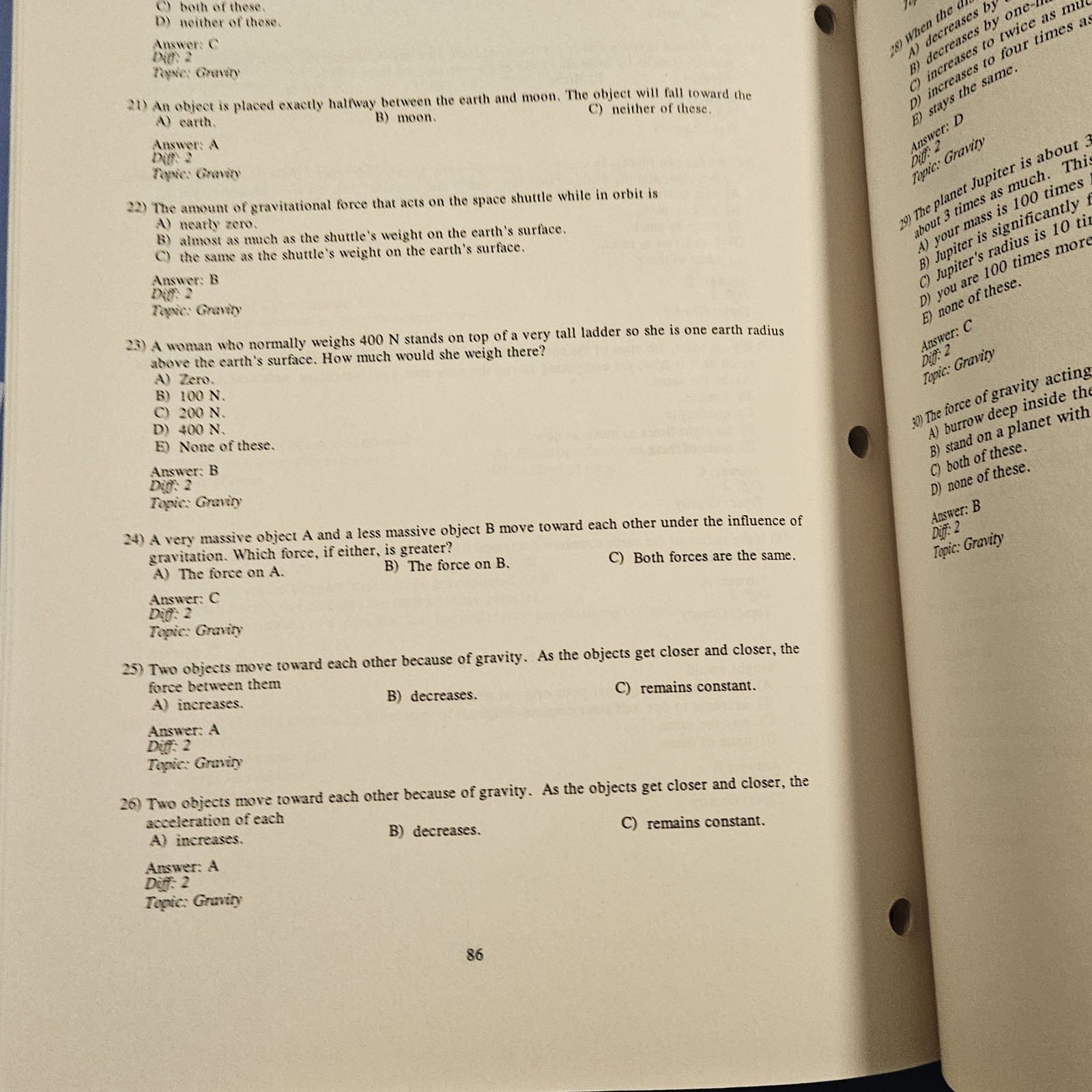 Conceptual Physics 8th Edition By Hewitt Test Bank, Next Time Questions, Manual