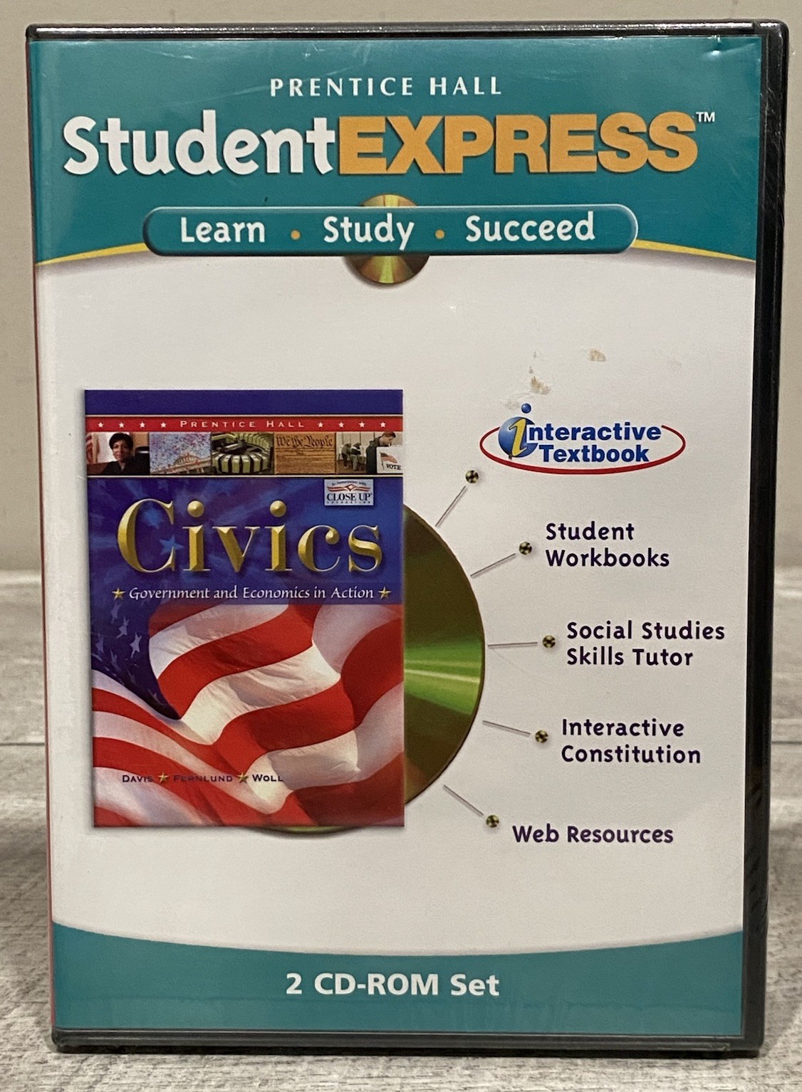 PRENTICE HALL Student Express – CIVICS: Interactive Textbook 2 CD ROM SET