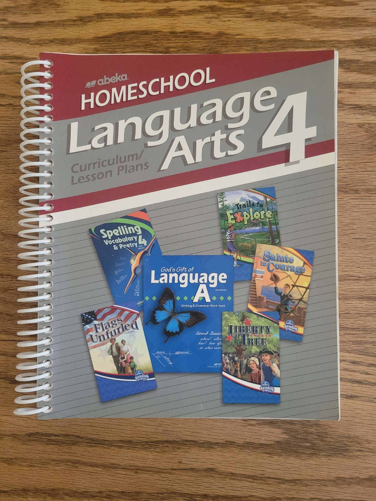 Abeka Language Arts Grade 4 Curriculum Teacher Lessons Printed 2017