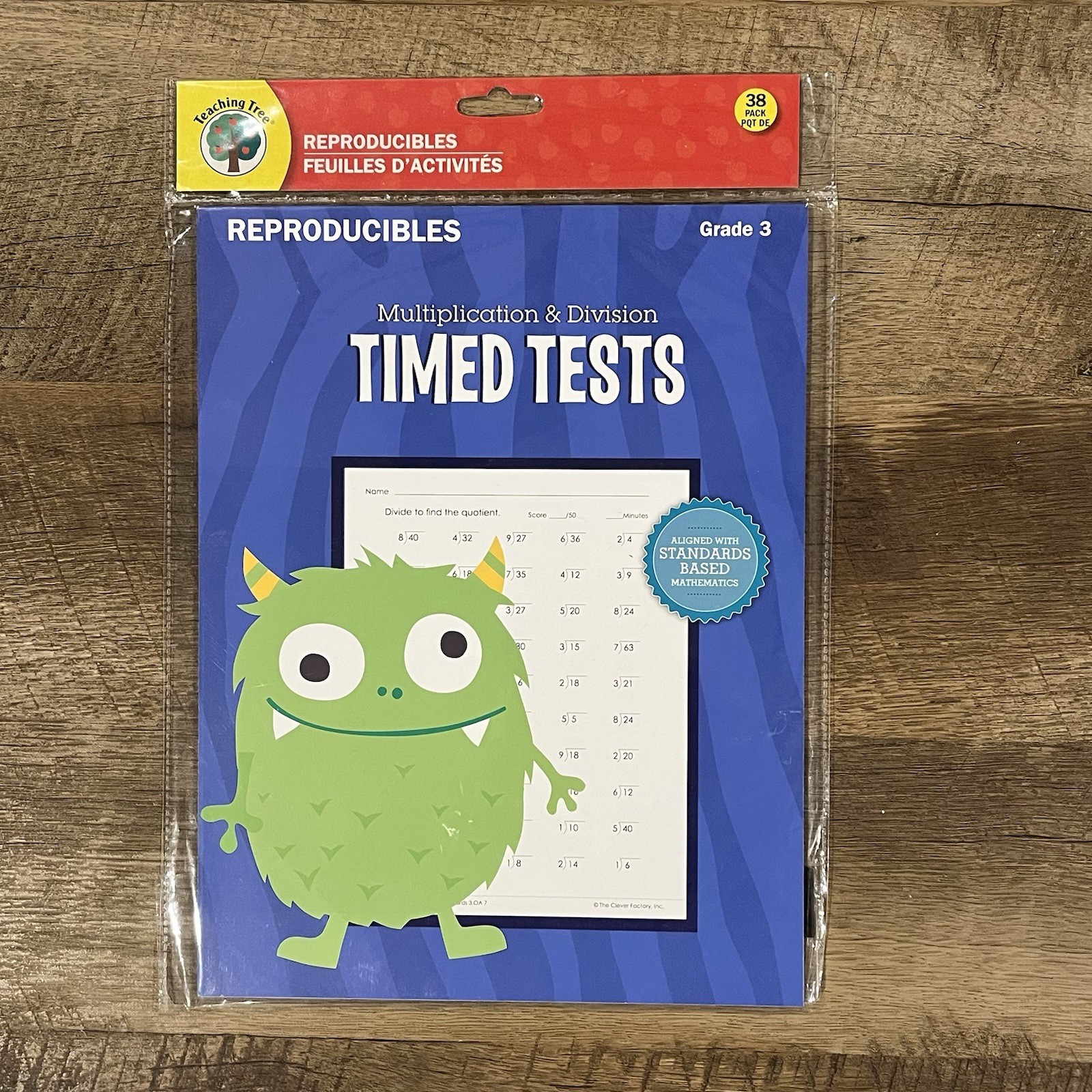 Teaching Tree Science, Geography, US History (Grades 4-6) & Math Tests (Grade 3)