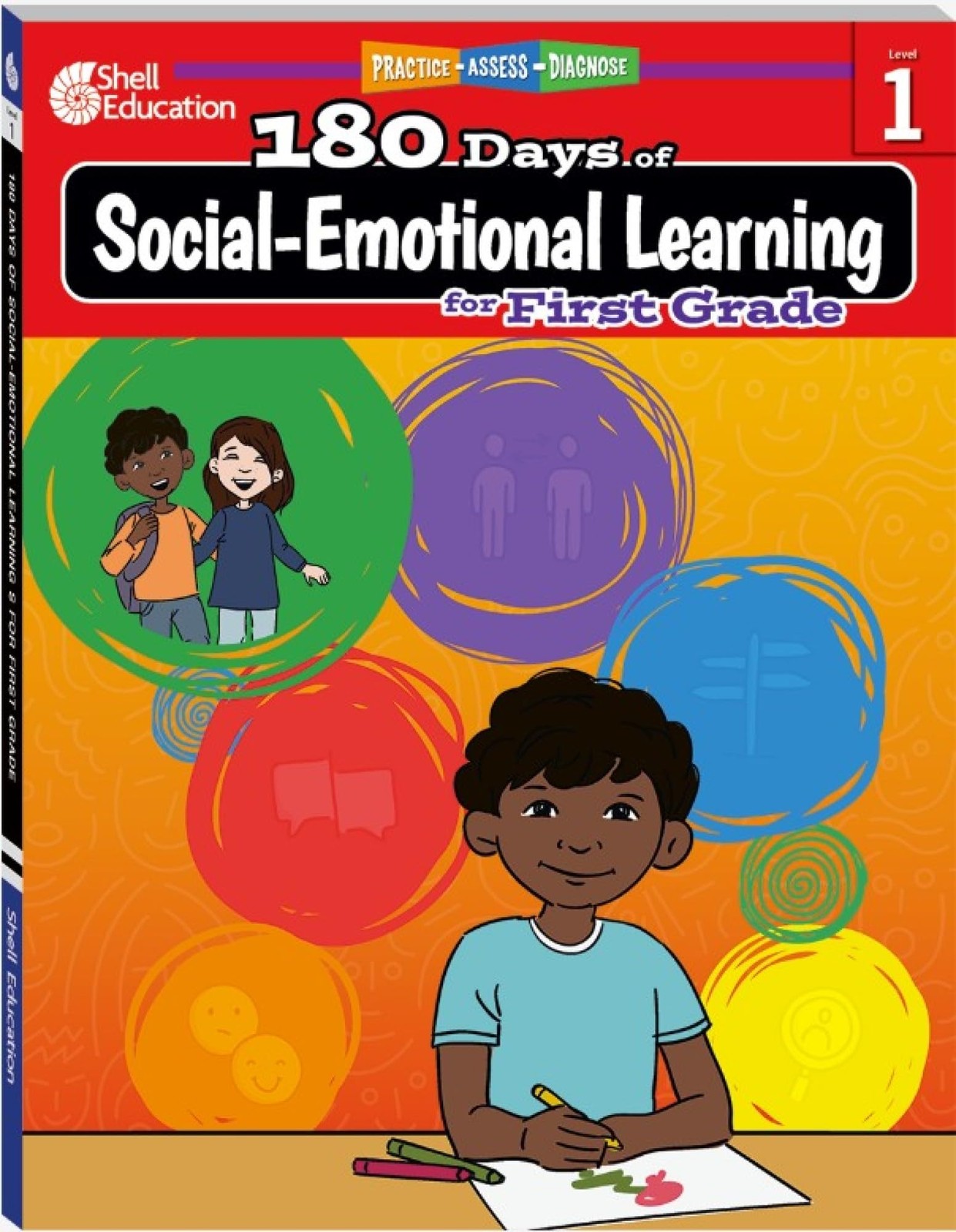 180 Days: Social-Emotional Learning for 1st Grade Practice Workbook for…
