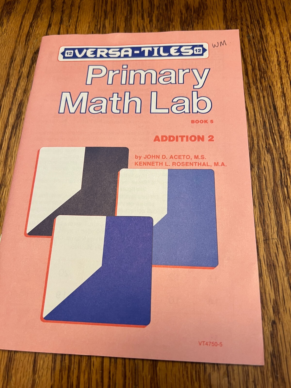 Versa-Tiles 4750 Primary Math Lab Mathematics Drill and Practice System VT4725-0