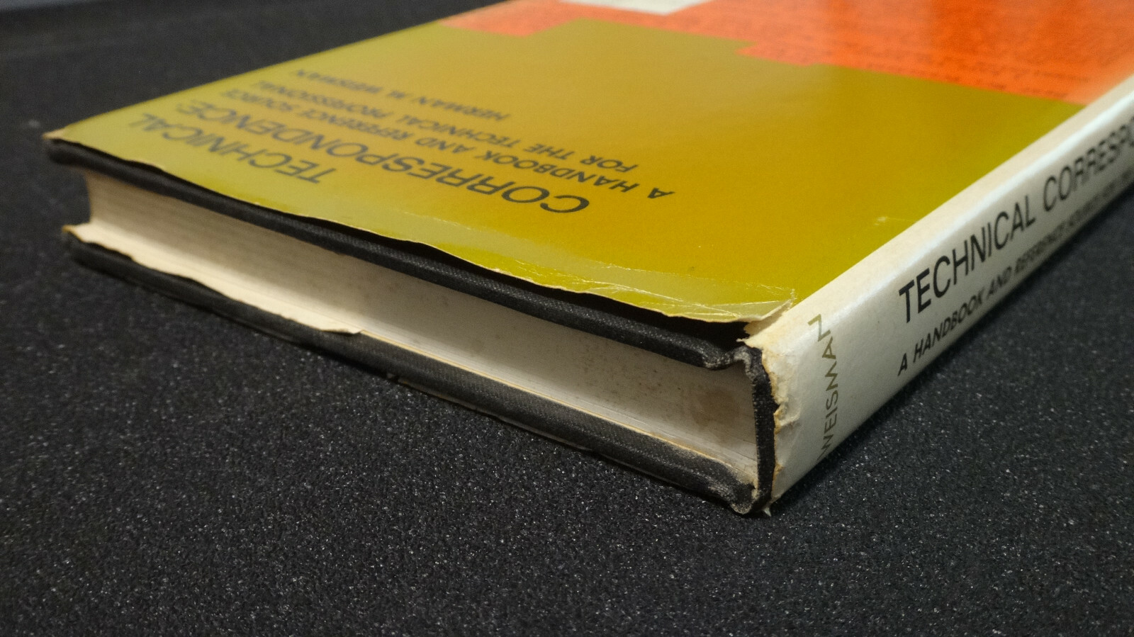 Wiley Series Technical Correspondence Reference Handbook by Herman Weisman 1968