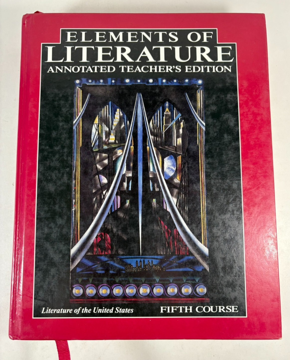 Holt Elements of Literature Fifth Course 10th Grade 1993 Annotated TE 0030759420