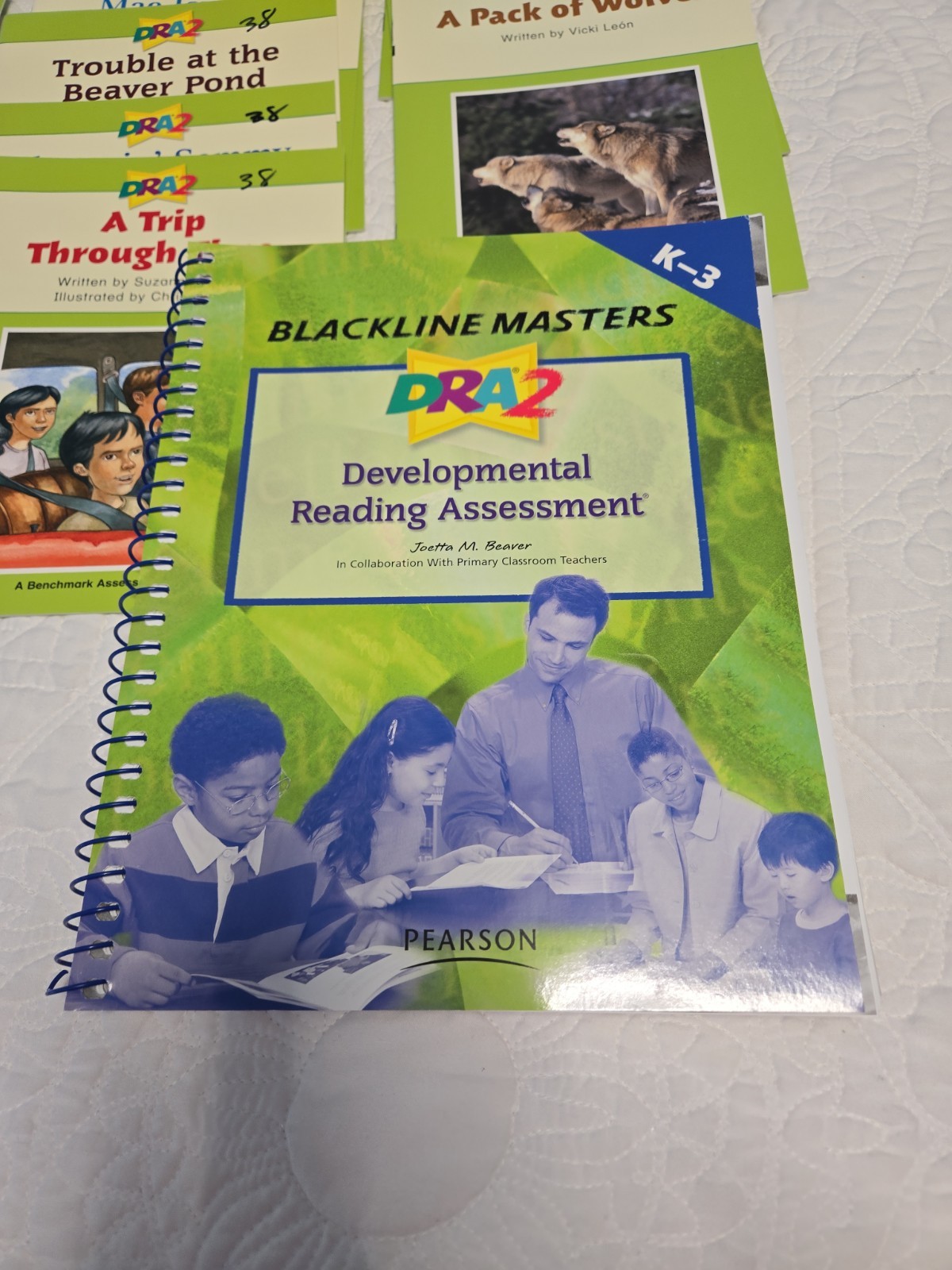 Pearson DRA2 Developmental Reading Assessment GradeK-3 Books &Teacher Black Line