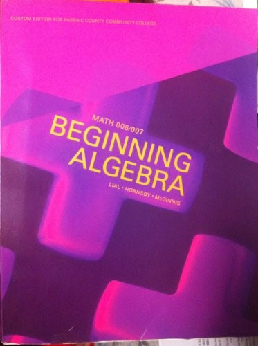 BEGINNING ALGEBRA 11TH EDITION By Margaret L. Lial