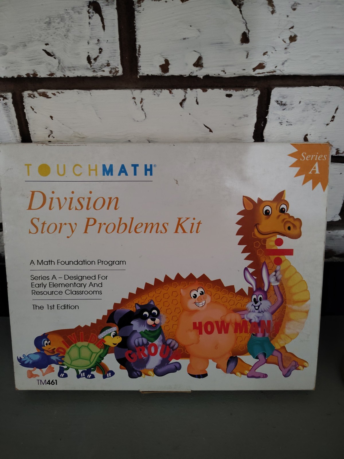 TouchMath Division Story Problems Kit TM461 Series A 1st Ed Homeschool Math