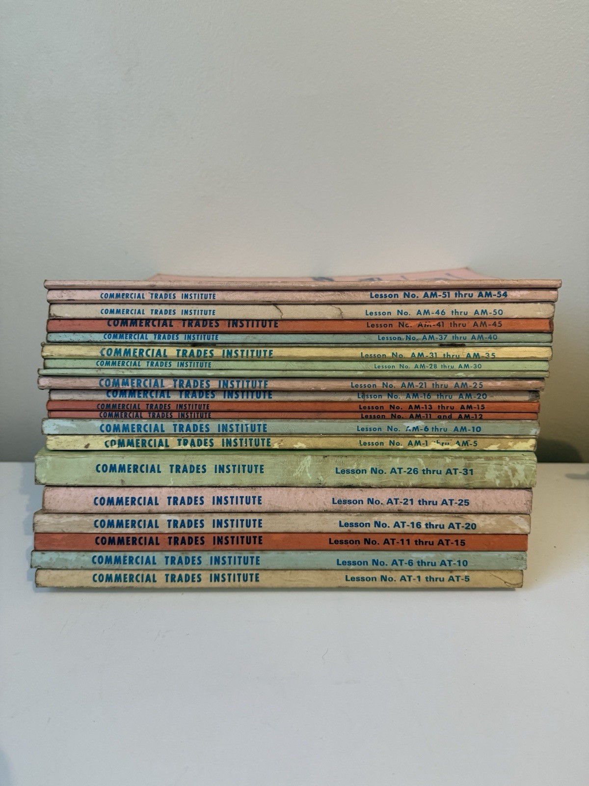 1970s Commercial Trades Institute Automotive Mechanics Lessons AM 1-31 & AT 1-56