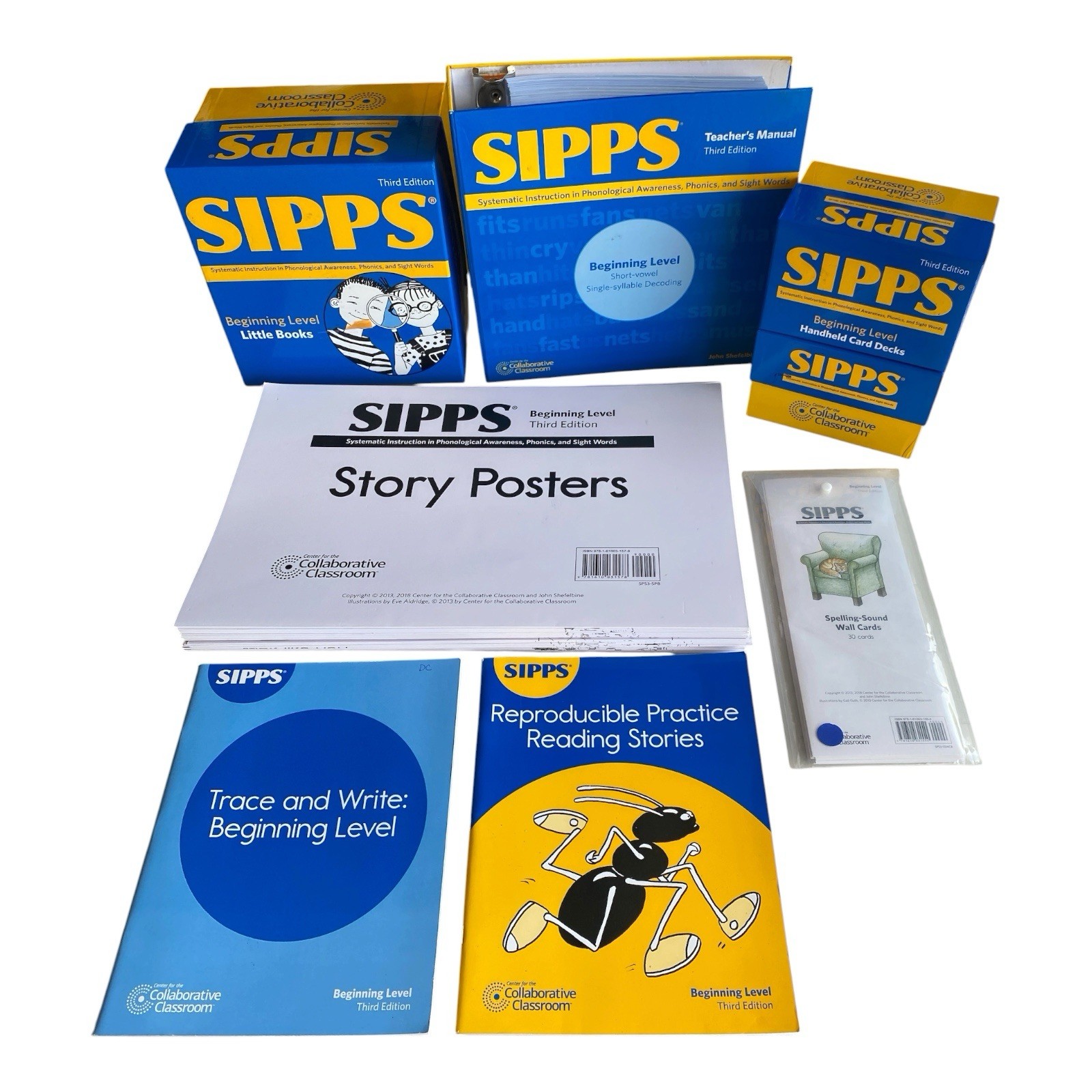 SIPPS Beginning Level 3rd Ed Complete Teacher Kit Ready to Teach