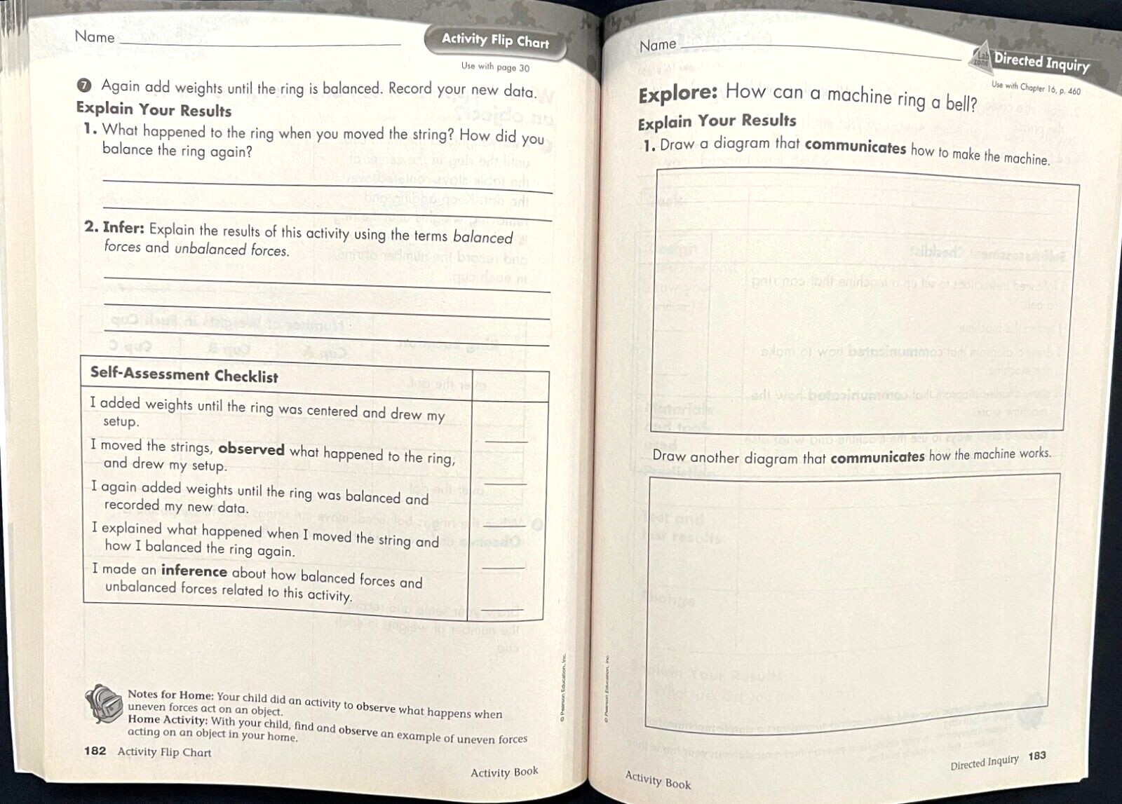 4th Grade – SCIENCE – ACTIVITY BOOK – STUDENT EDITION (2006, Foresman)