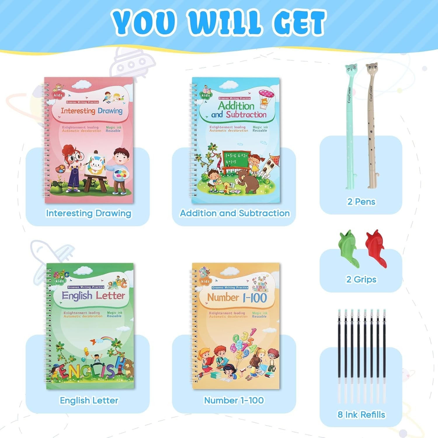 Innovative Magic Ink Copybooks – Fun and Effective Handwriting Practice
